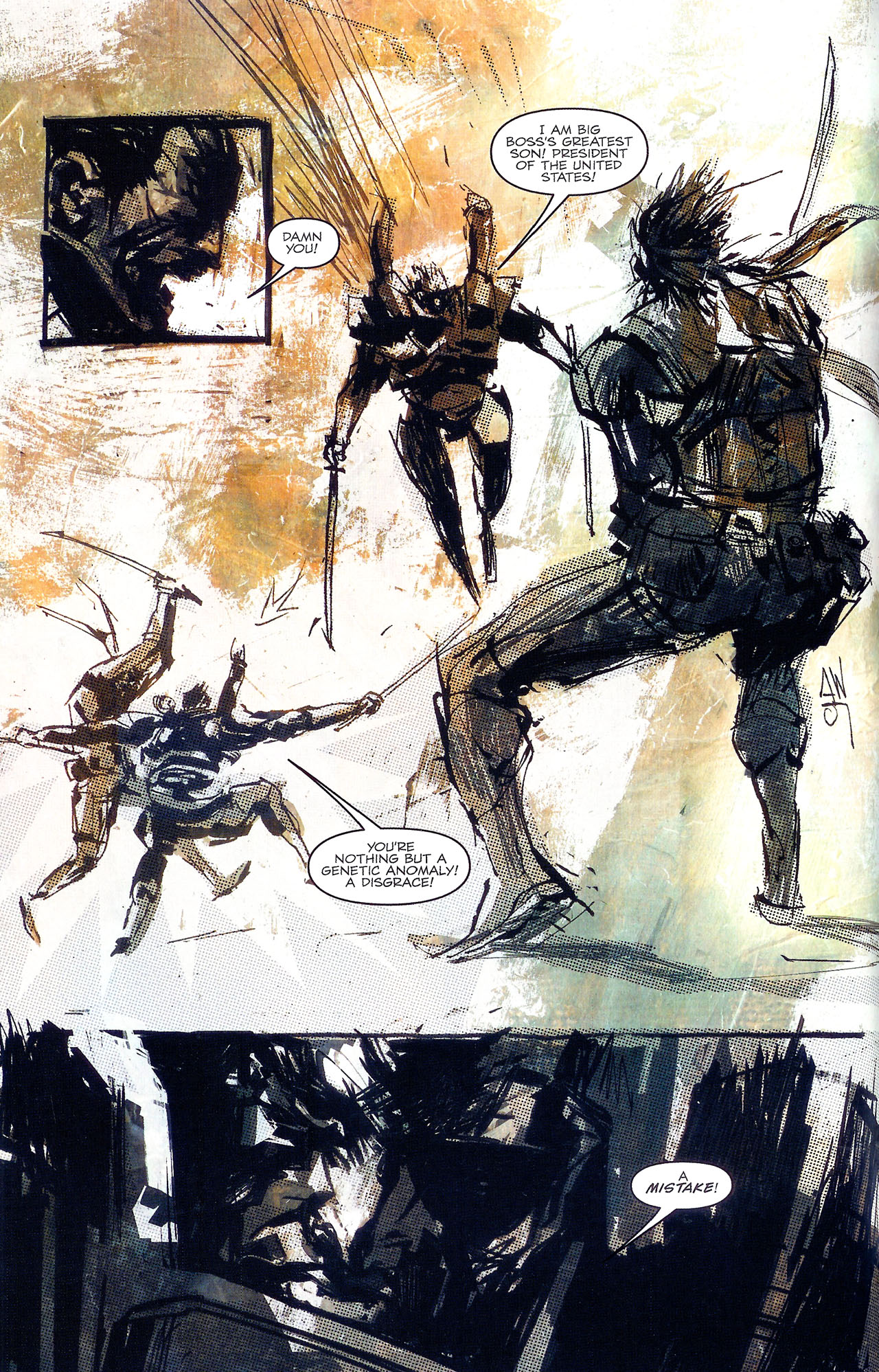 Read online Metal Gear Solid: Sons of Liberty comic -  Issue #12 - 18