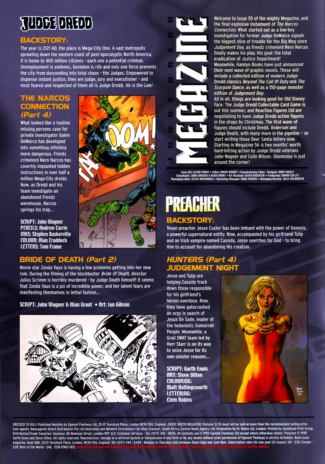 Read online Judge Dredd Megazine (vol. 3) comic -  Issue #55 - 2
