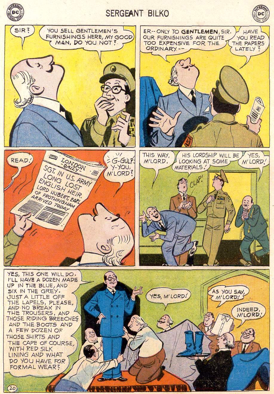 Read online Sergeant Bilko comic -  Issue #17 - 26