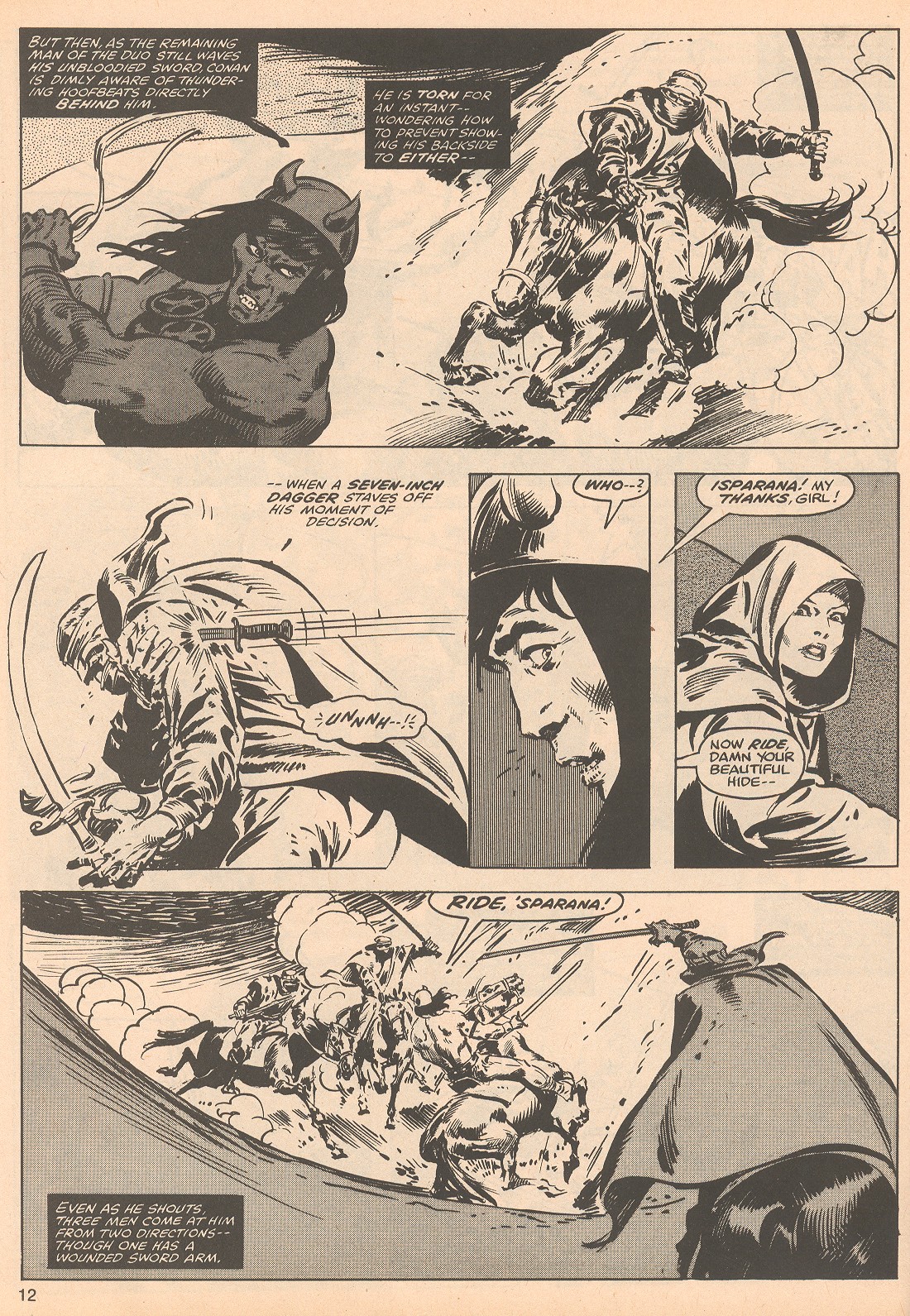 Read online The Savage Sword Of Conan comic -  Issue #57 - 12