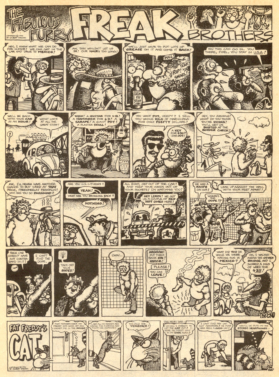Read online The Fabulous Furry Freak Brothers comic -  Issue #1 - 21