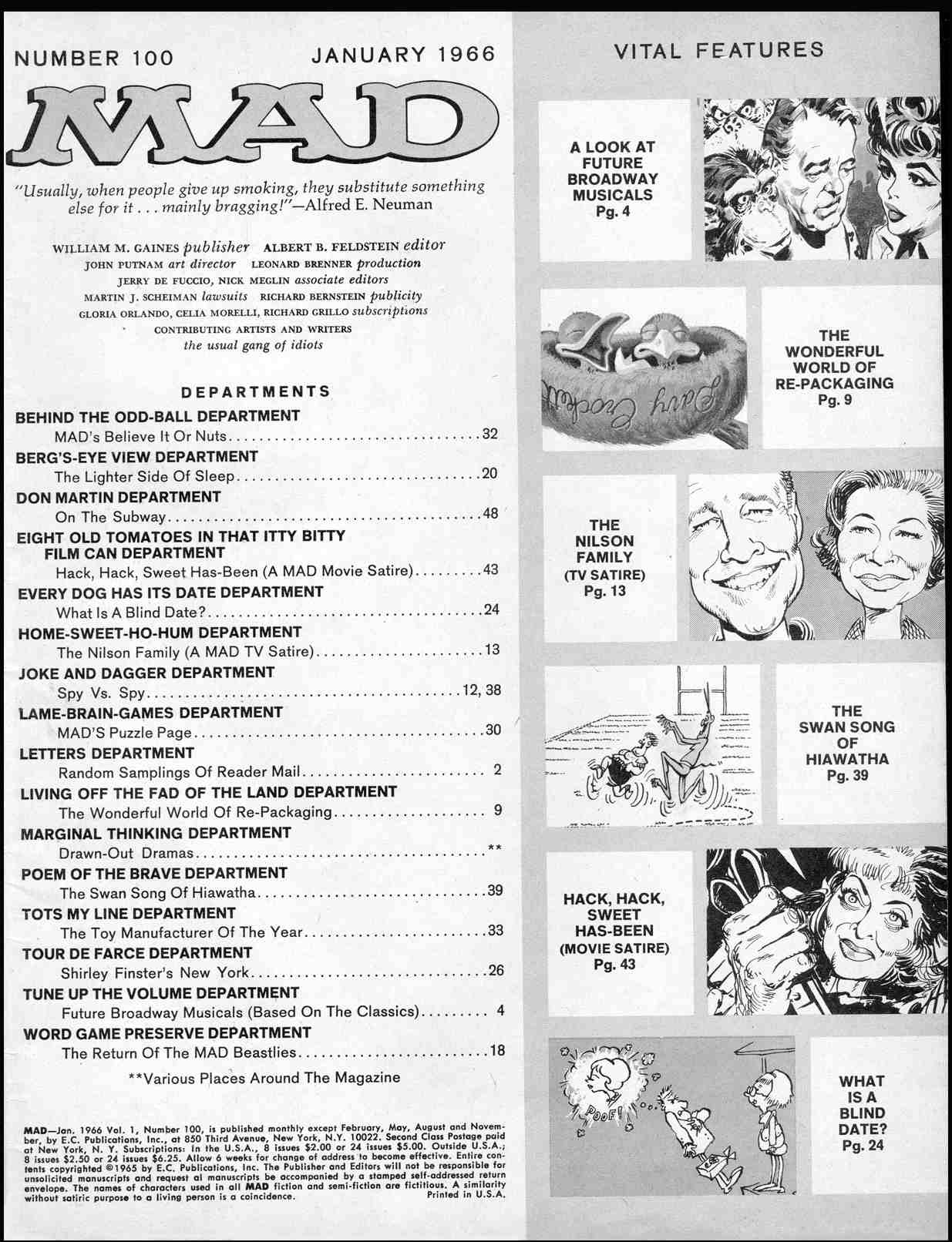 Read online MAD comic -  Issue #100 - 3