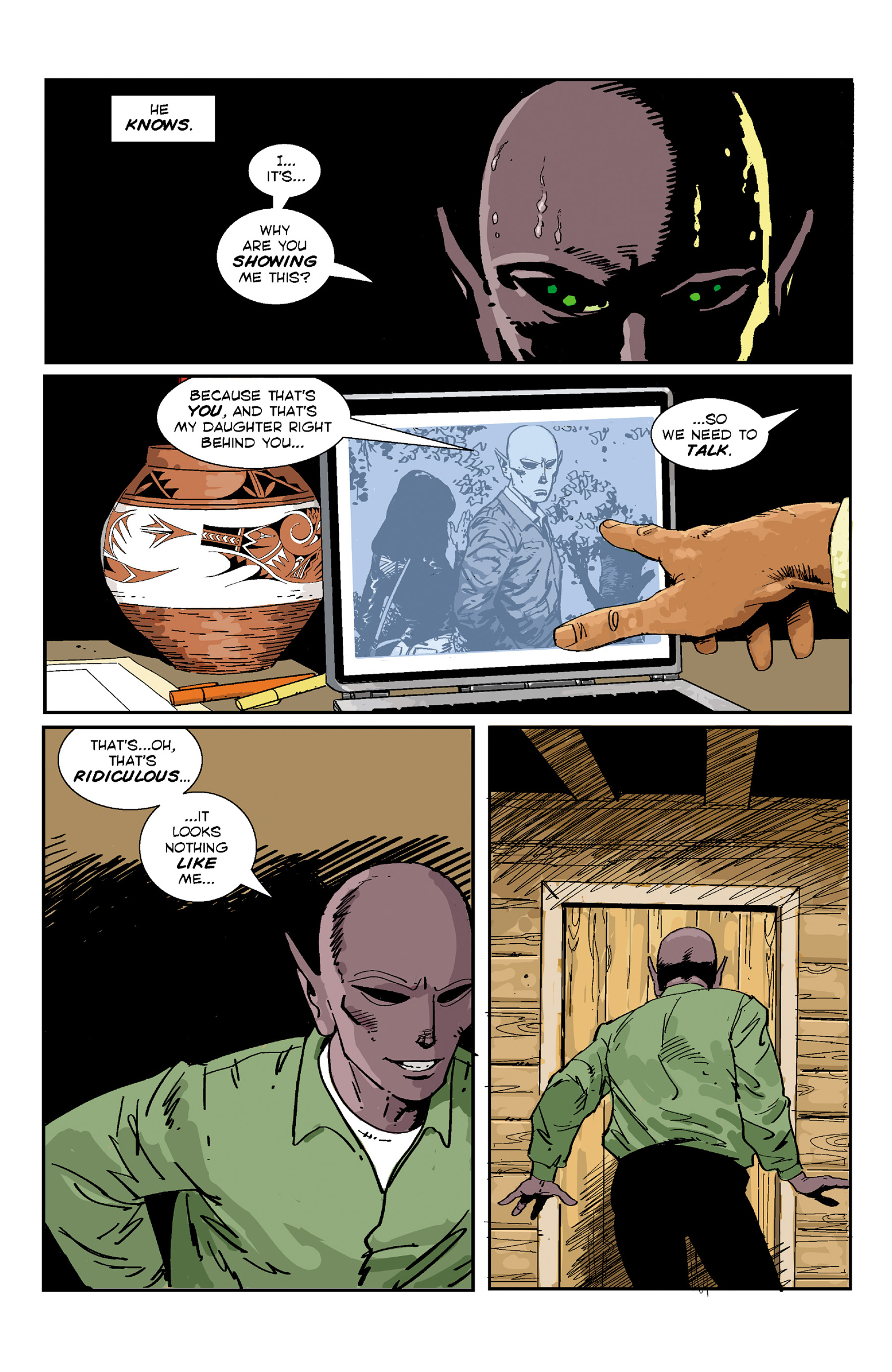 Read online Resident Alien: The Man With No Name comic -  Issue #3 - 3