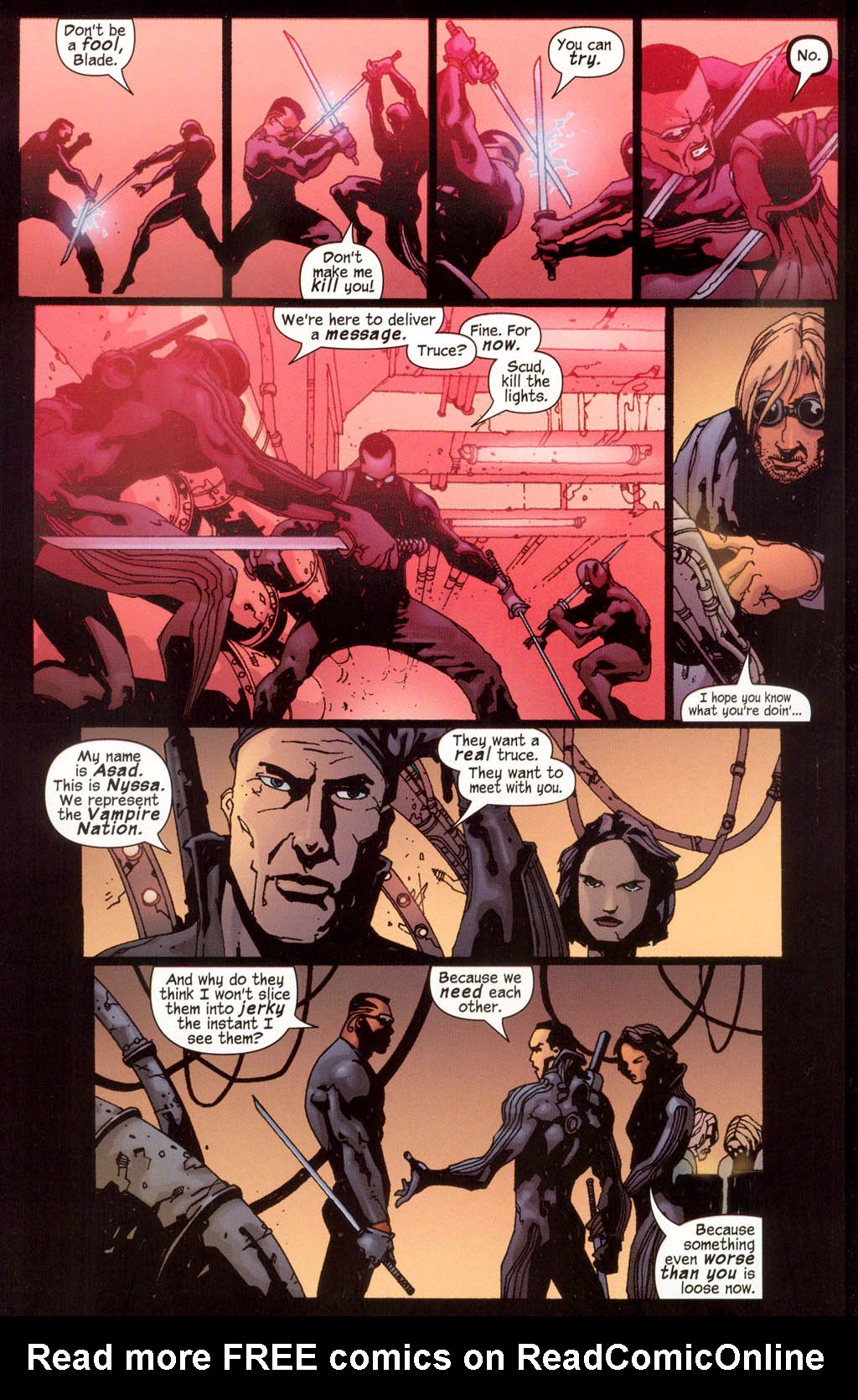 Read online Blade 2: Movie Adaptation comic -  Issue # Full - 16