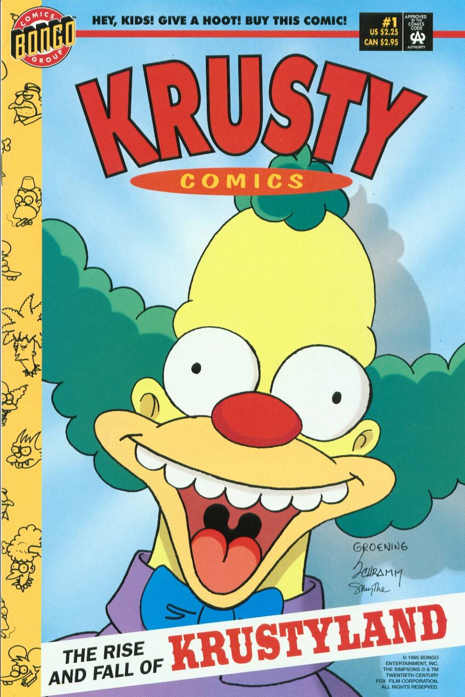 Read online Krusty Comics comic -  Issue #1 - 1