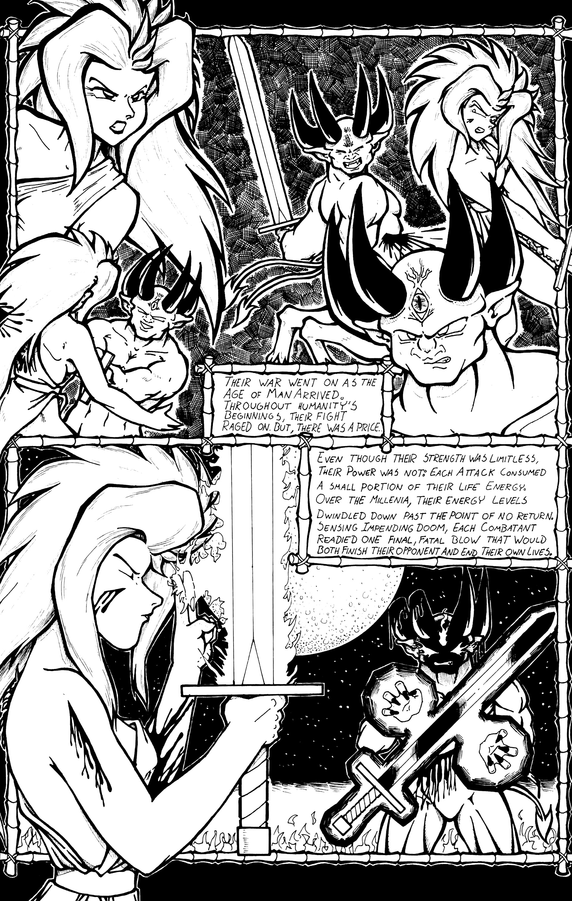 Read online Druid Warrior Grace comic -  Issue # Full - 5