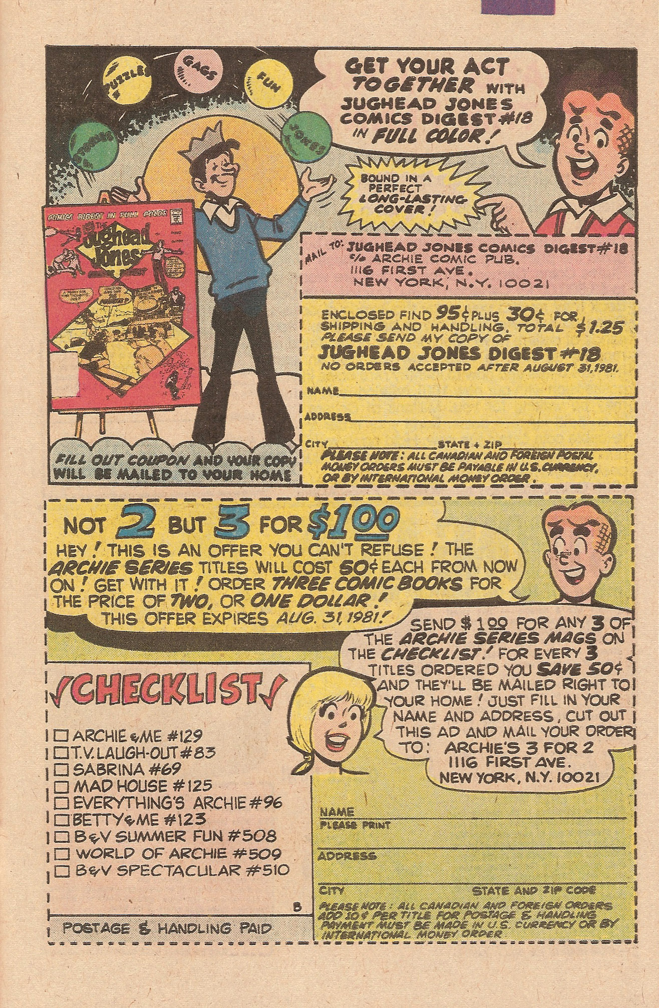 Read online Jughead (1965) comic -  Issue #315 - 27