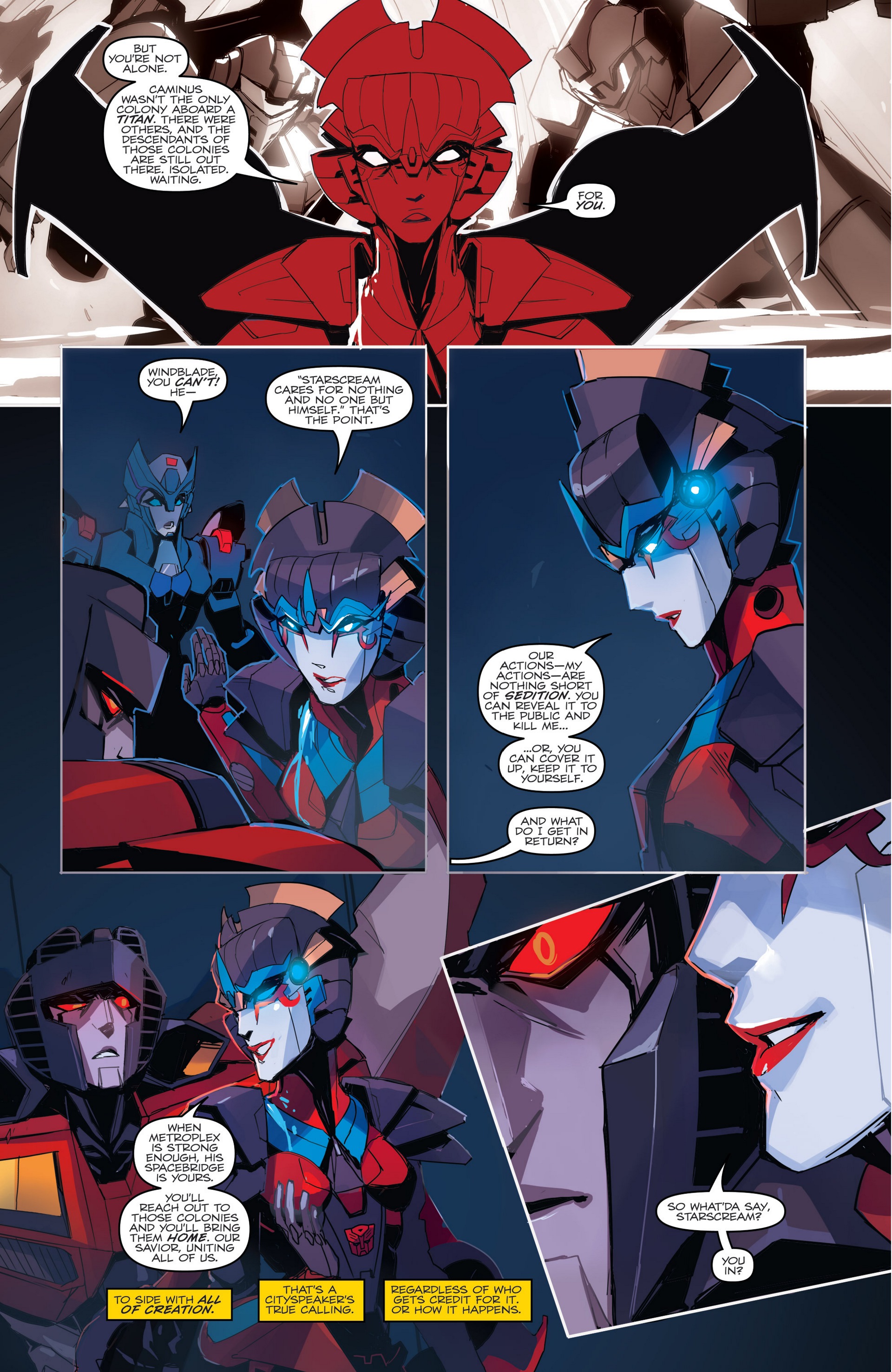 Read online The Transformers: Windblade (2014) comic -  Issue #4 - 24