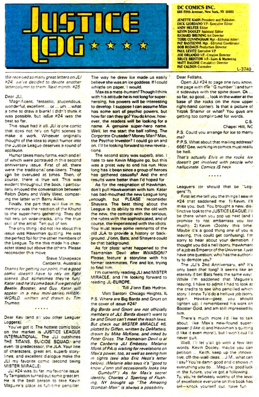 Read online Justice League America comic -  Issue #28 - 24