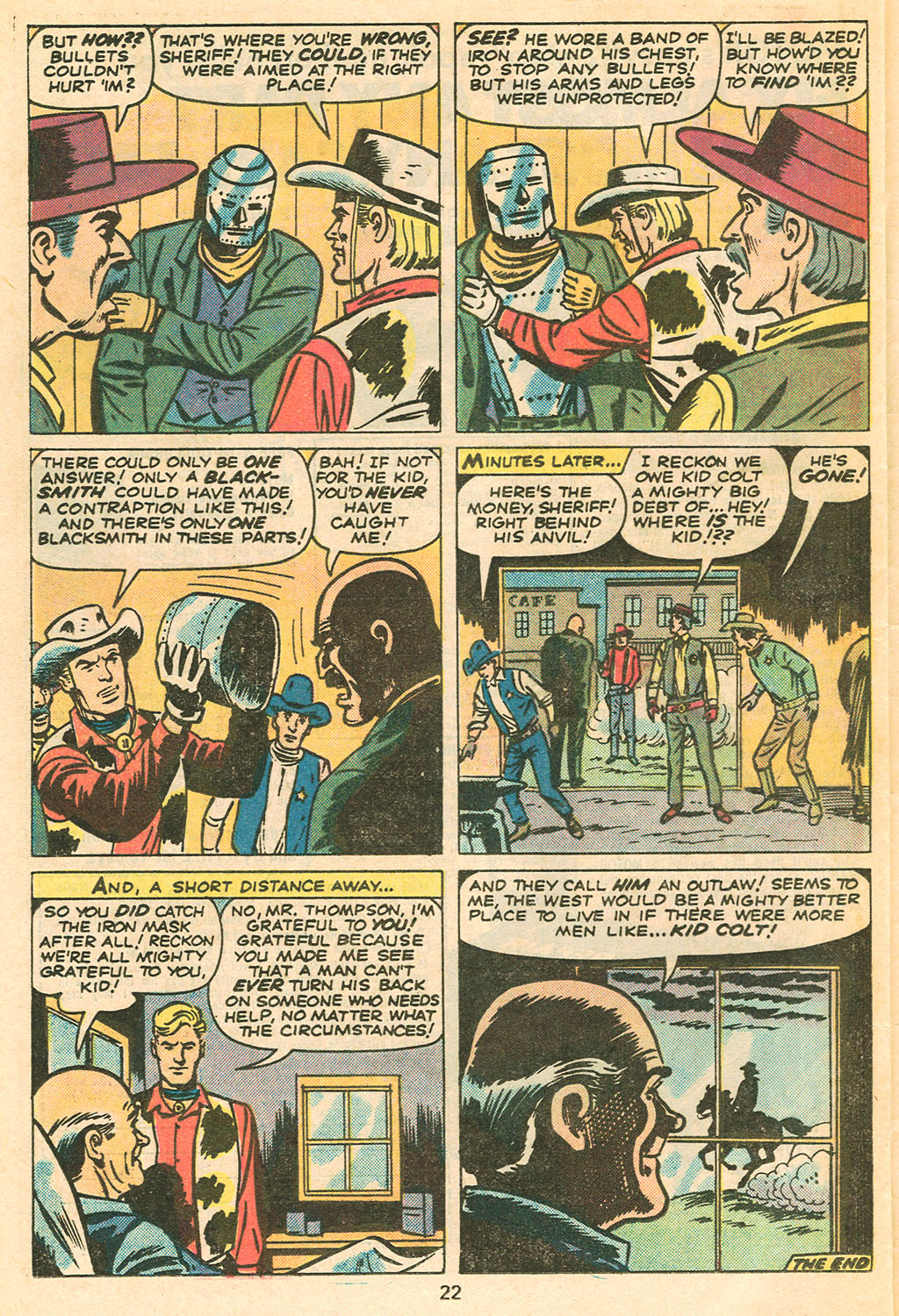 Read online Kid Colt Outlaw comic -  Issue #206 - 24