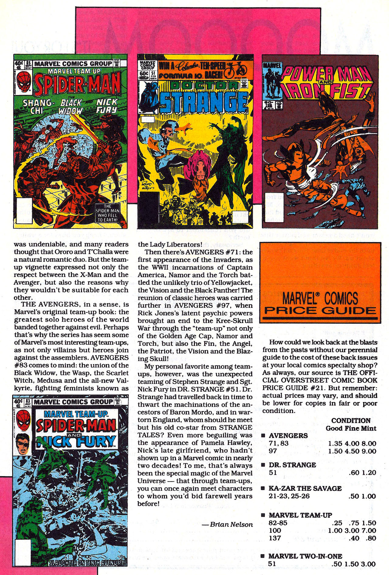 Read online Marvel Age comic -  Issue #113 - 31