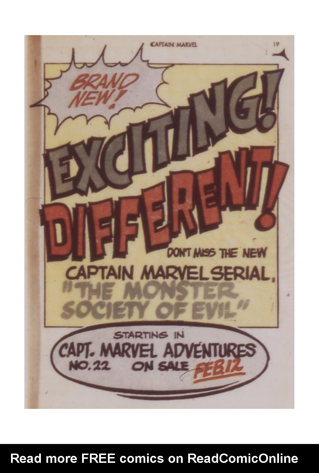 Read online Captain Marvel Adventures comic -  Issue #21 - 19