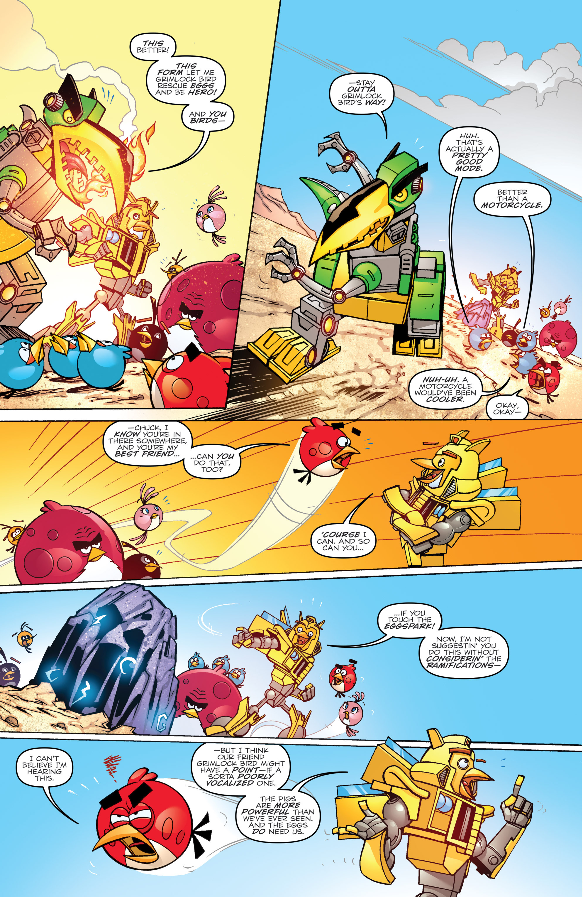 Read online Angry Birds Transformers comic -  Issue #2 - 6