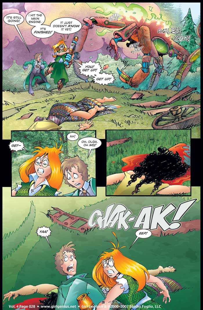 Read online Girl Genius (2002) comic -  Issue #4 - 25