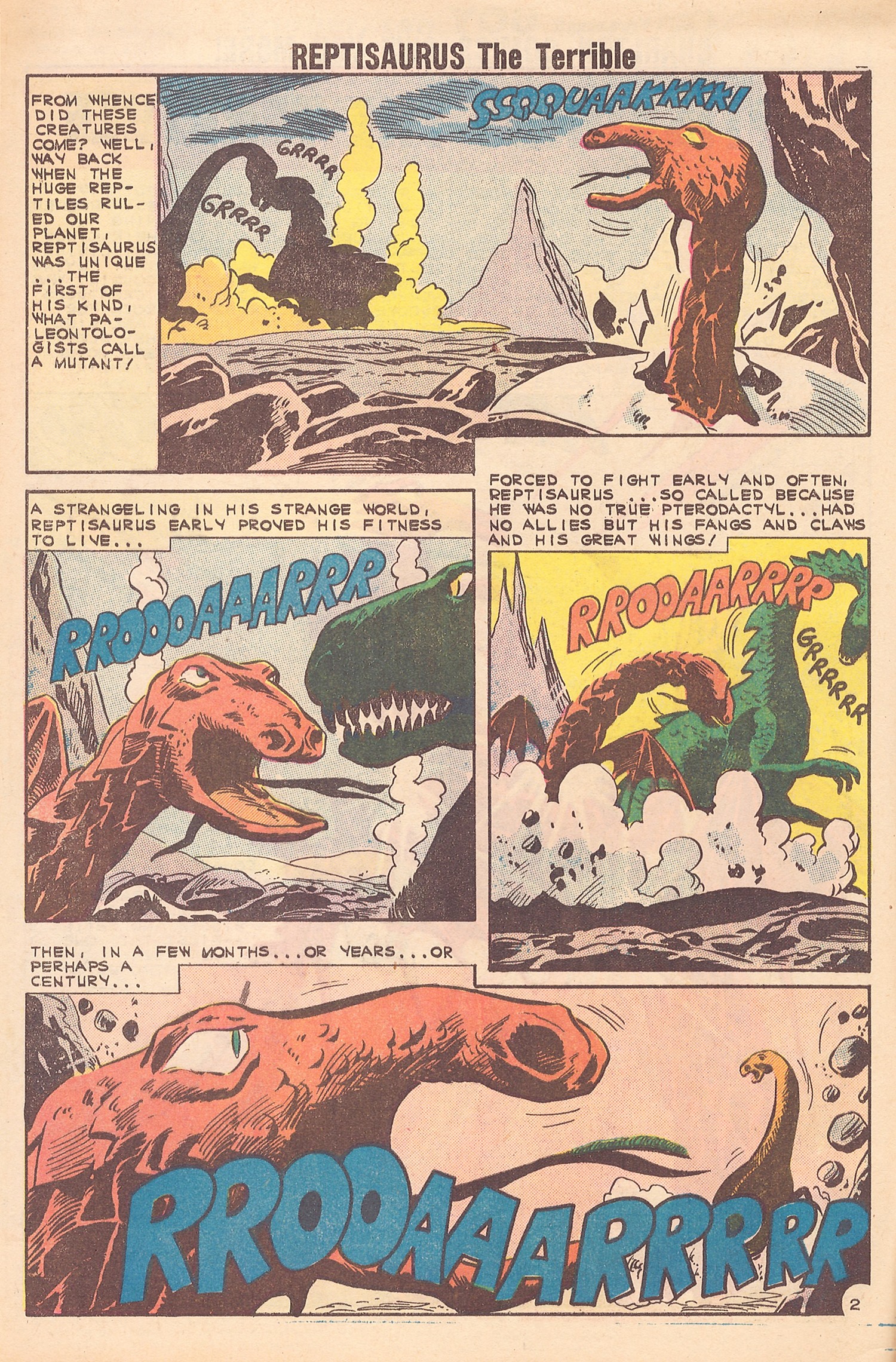 Read online Reptisaurus comic -  Issue #3 - 4