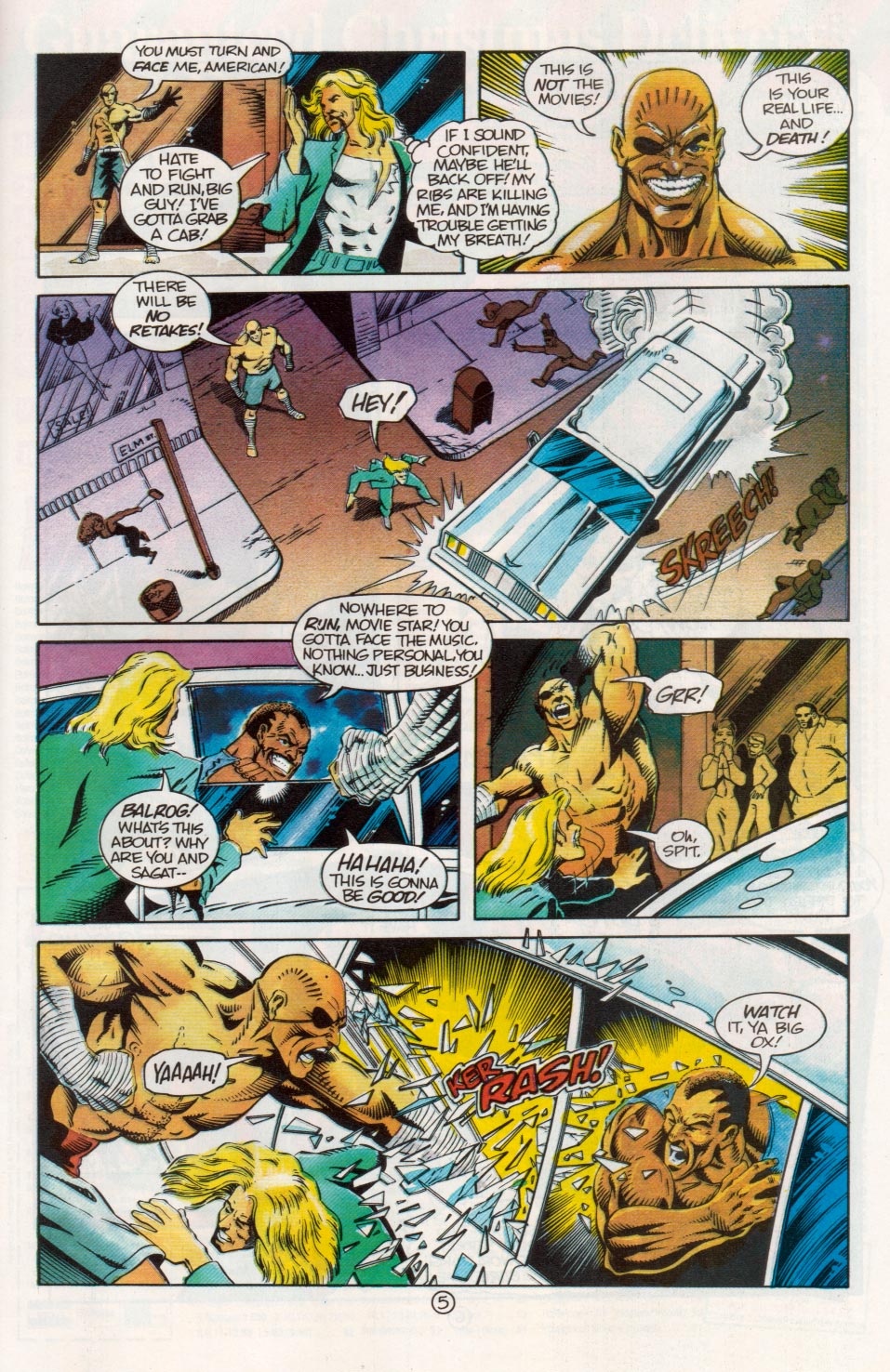 Read online Street Fighter (1991) comic -  Issue #2 - 6