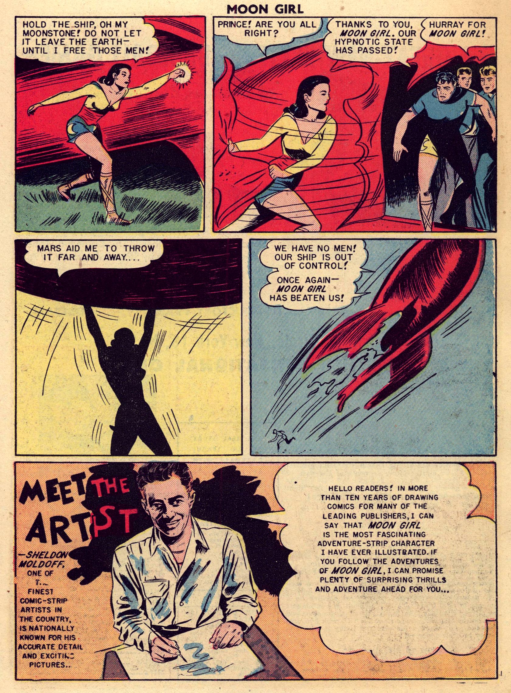 Read online Moon Girl (1947) comic -  Issue #6 - 11