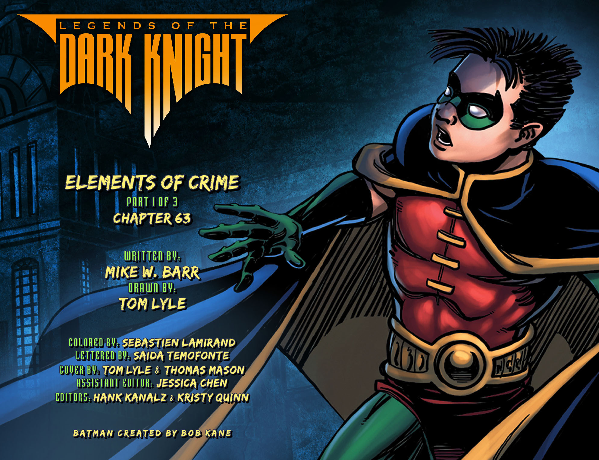 Read online Legends of the Dark Knight [I] comic -  Issue #63 - 2