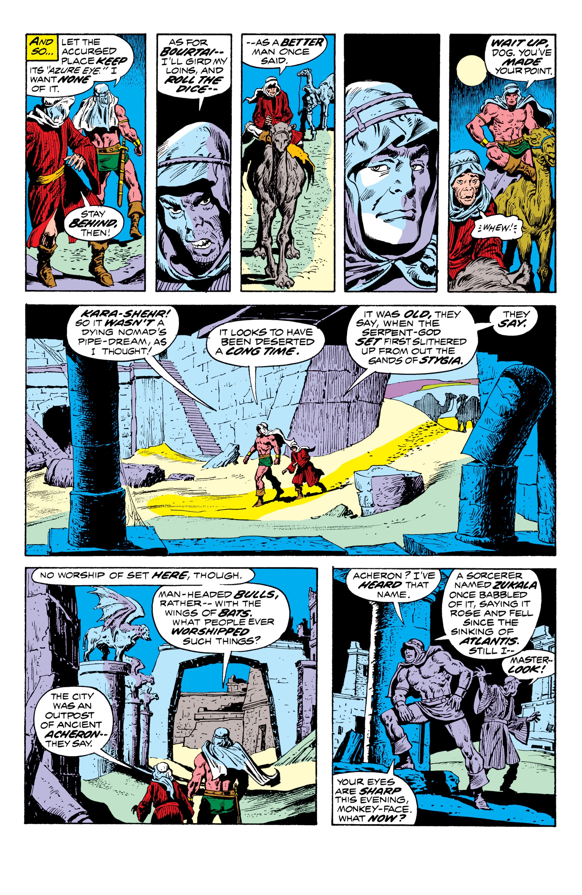 Read online Conan The Barbarian Epic Collection: The Original Marvel Years - The Curse Of The Golden Skull comic -  Issue # TPB (Part 2) - 75