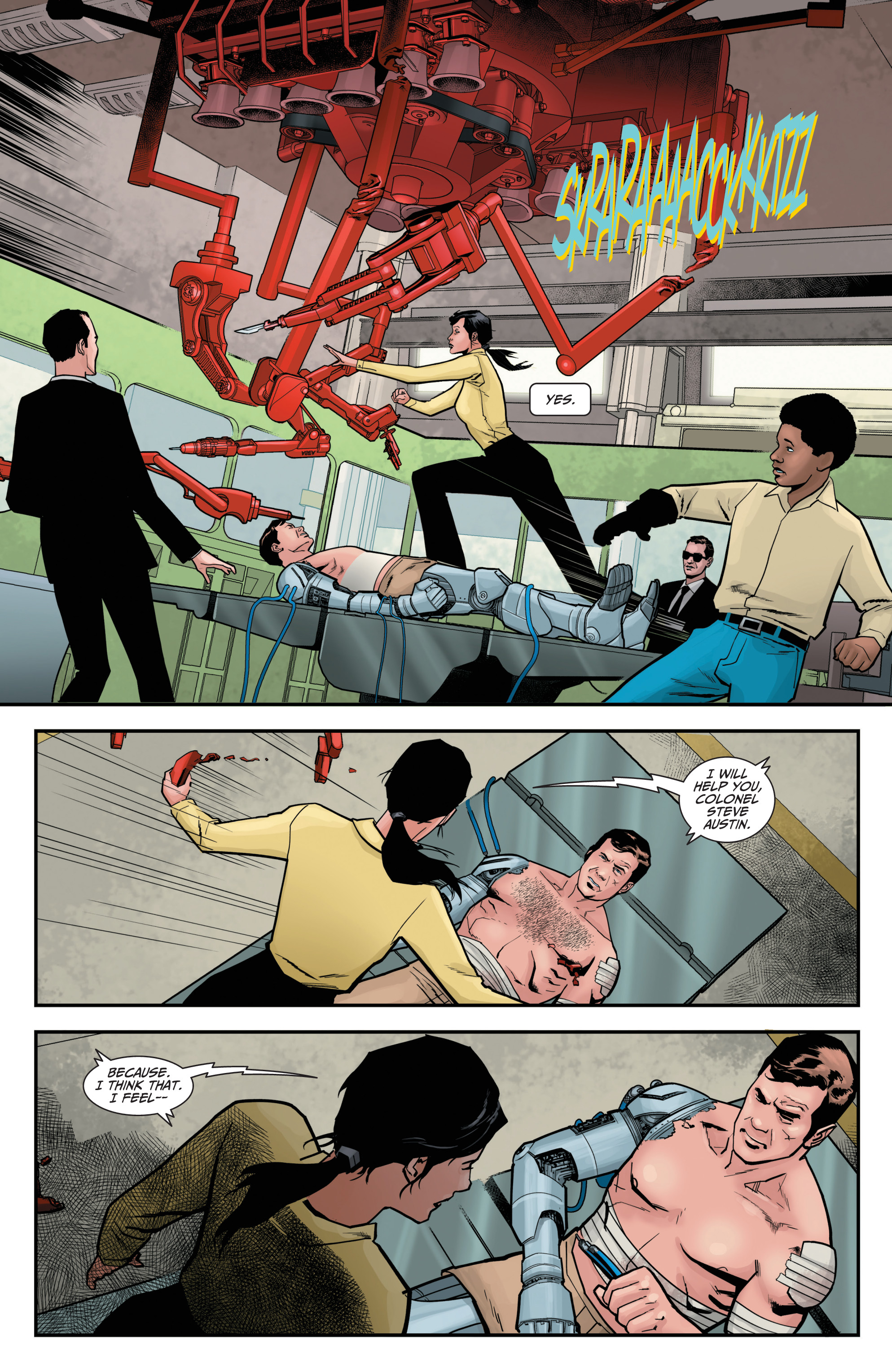 Read online The Six Million Dollar Man: Fall of Man comic -  Issue #5 - 7