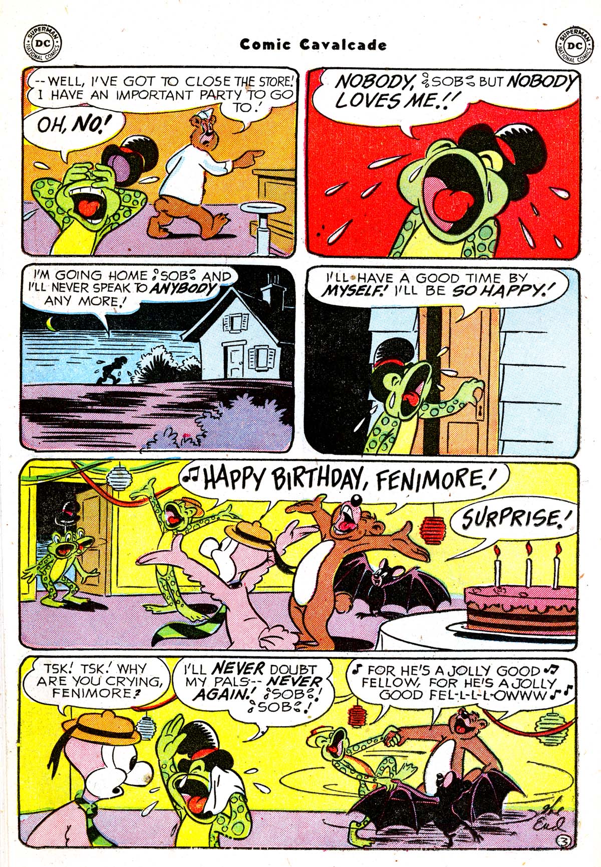 Read online Comic Cavalcade comic -  Issue #48 - 34