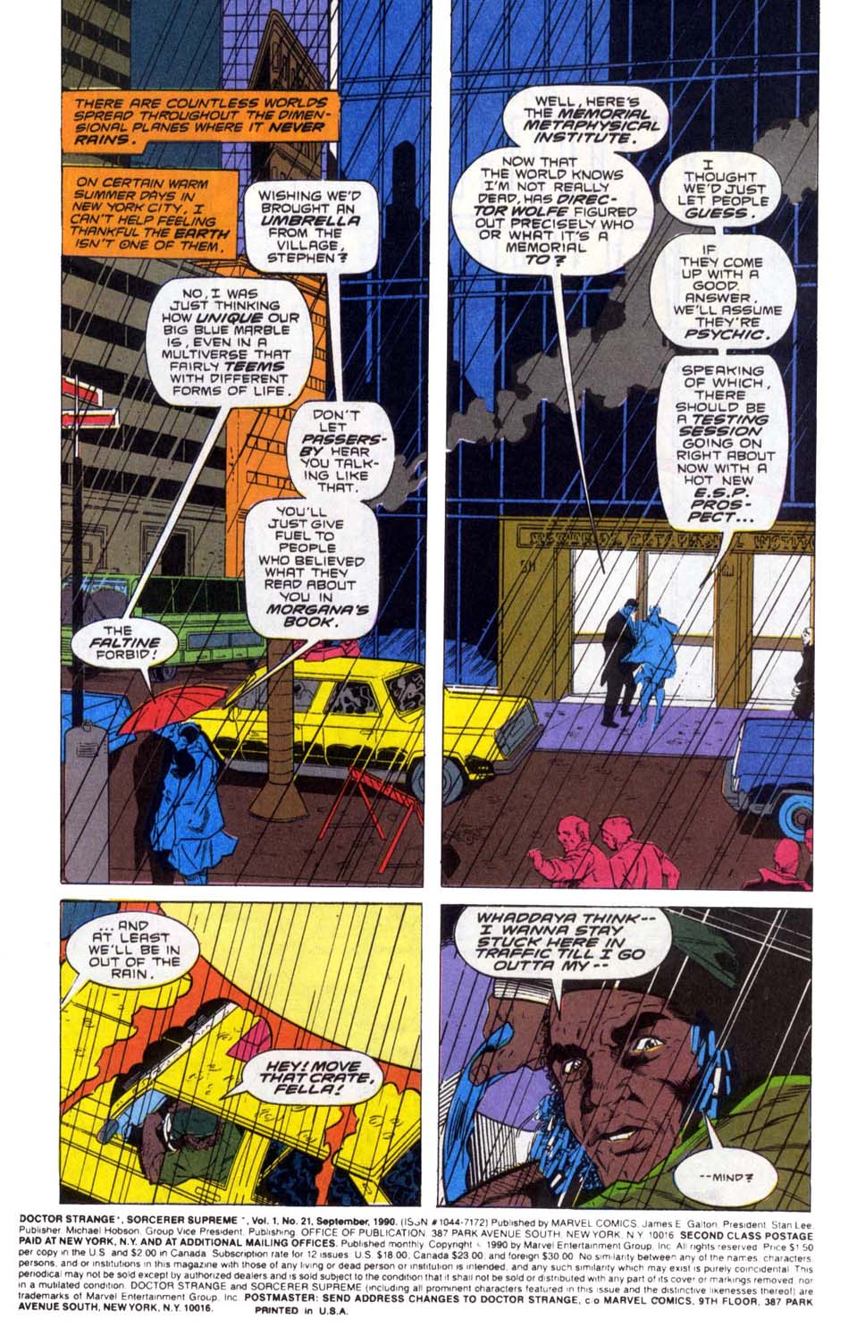 Read online Doctor Strange: Sorcerer Supreme comic -  Issue #21 - 2