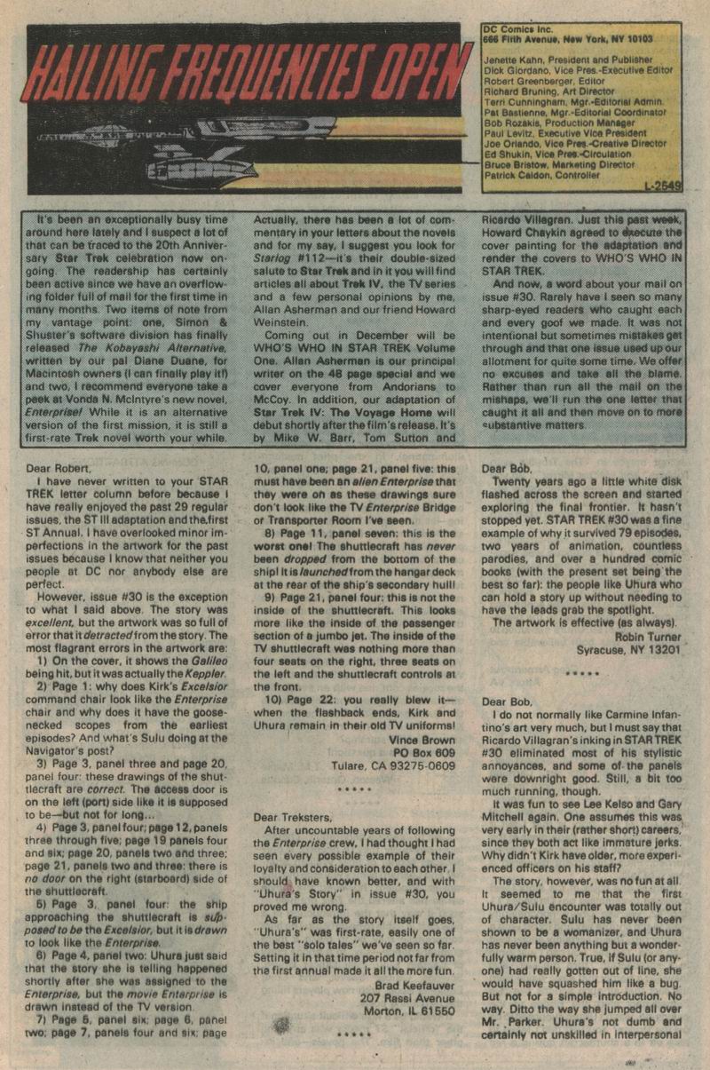 Read online Star Trek (1984) comic -  Issue #34 - 24