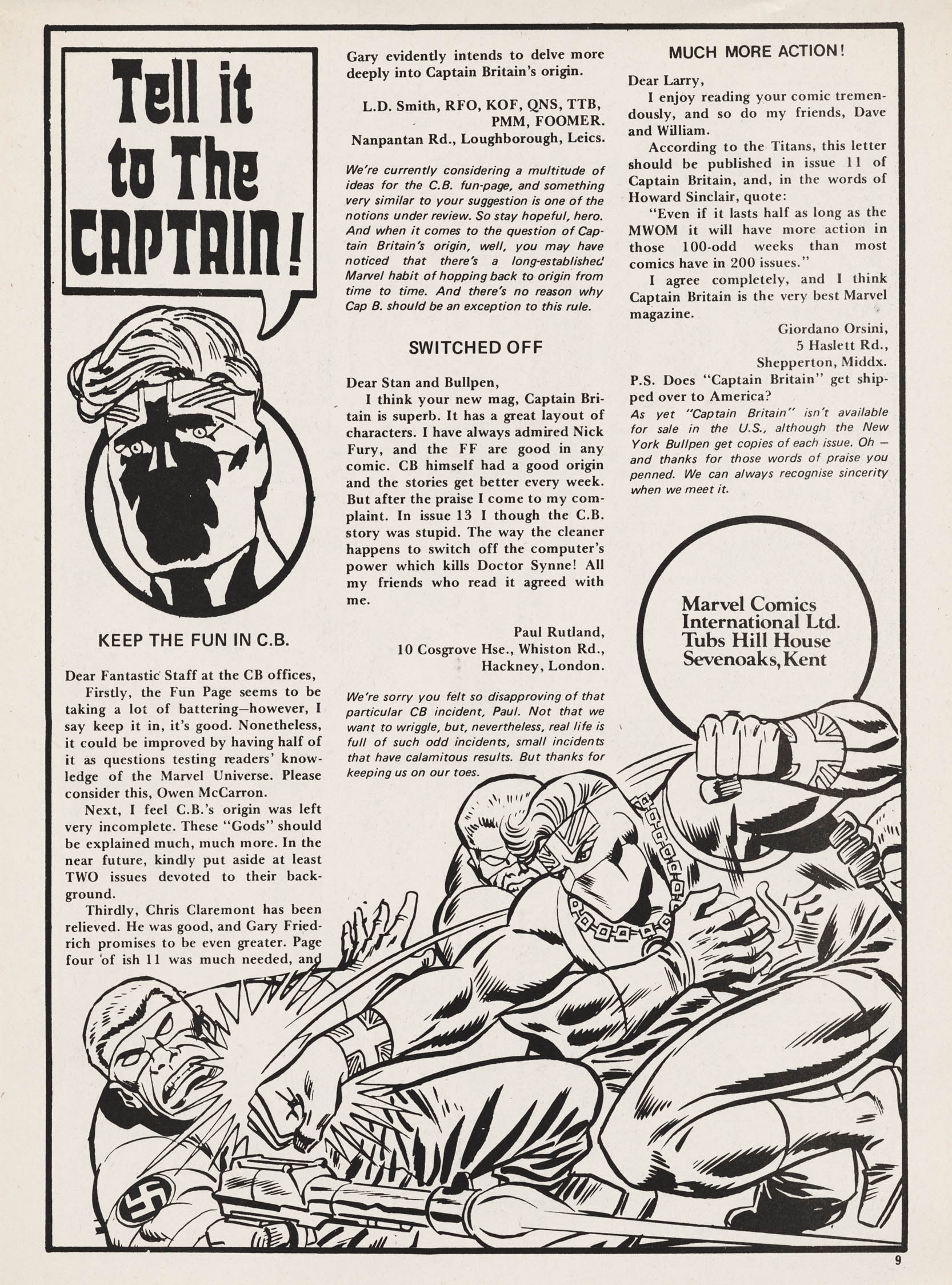 Read online Captain Britain (1976) comic -  Issue #24 - 9