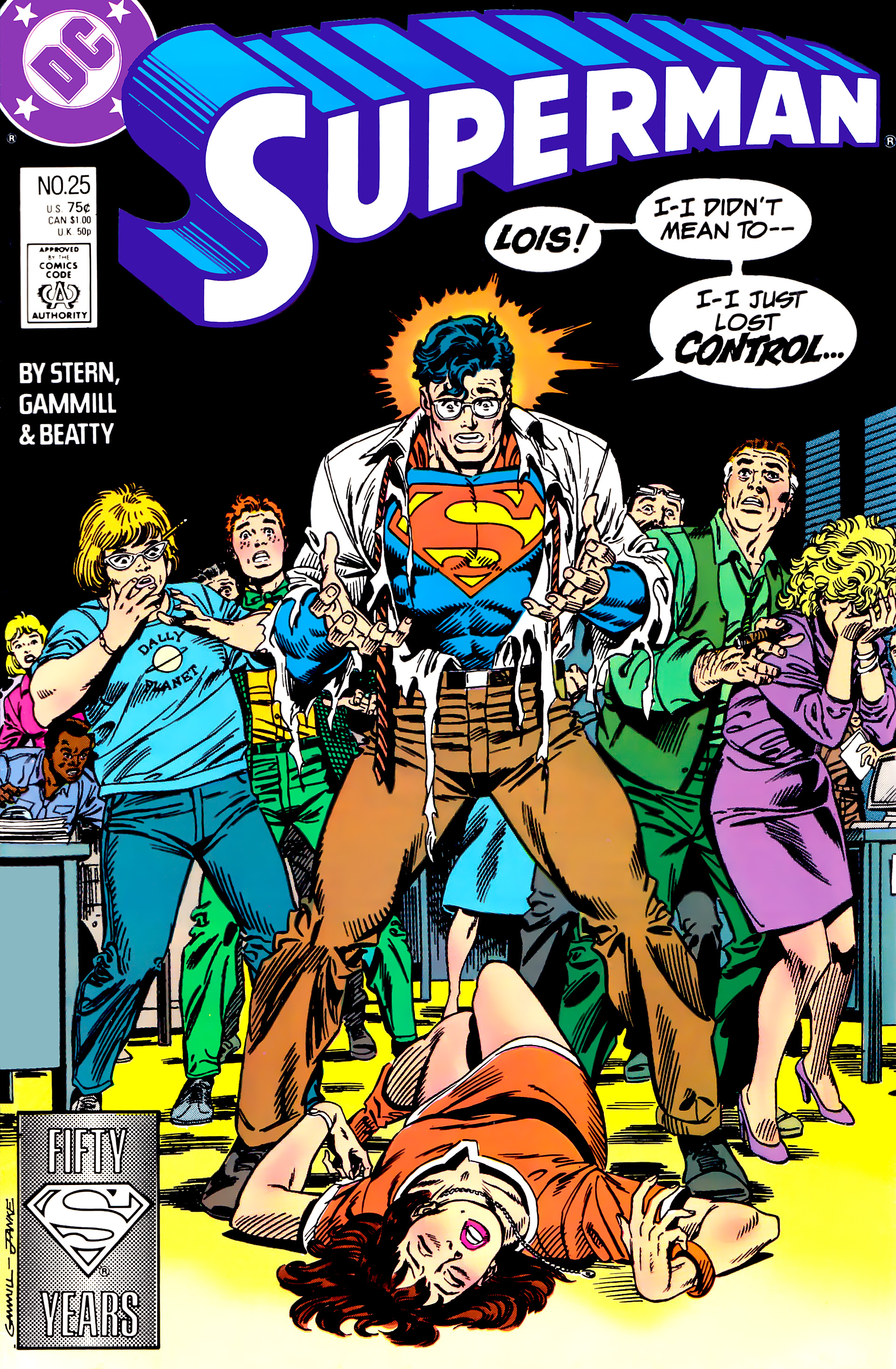 Read online Superman (1987) comic -  Issue #25 - 1