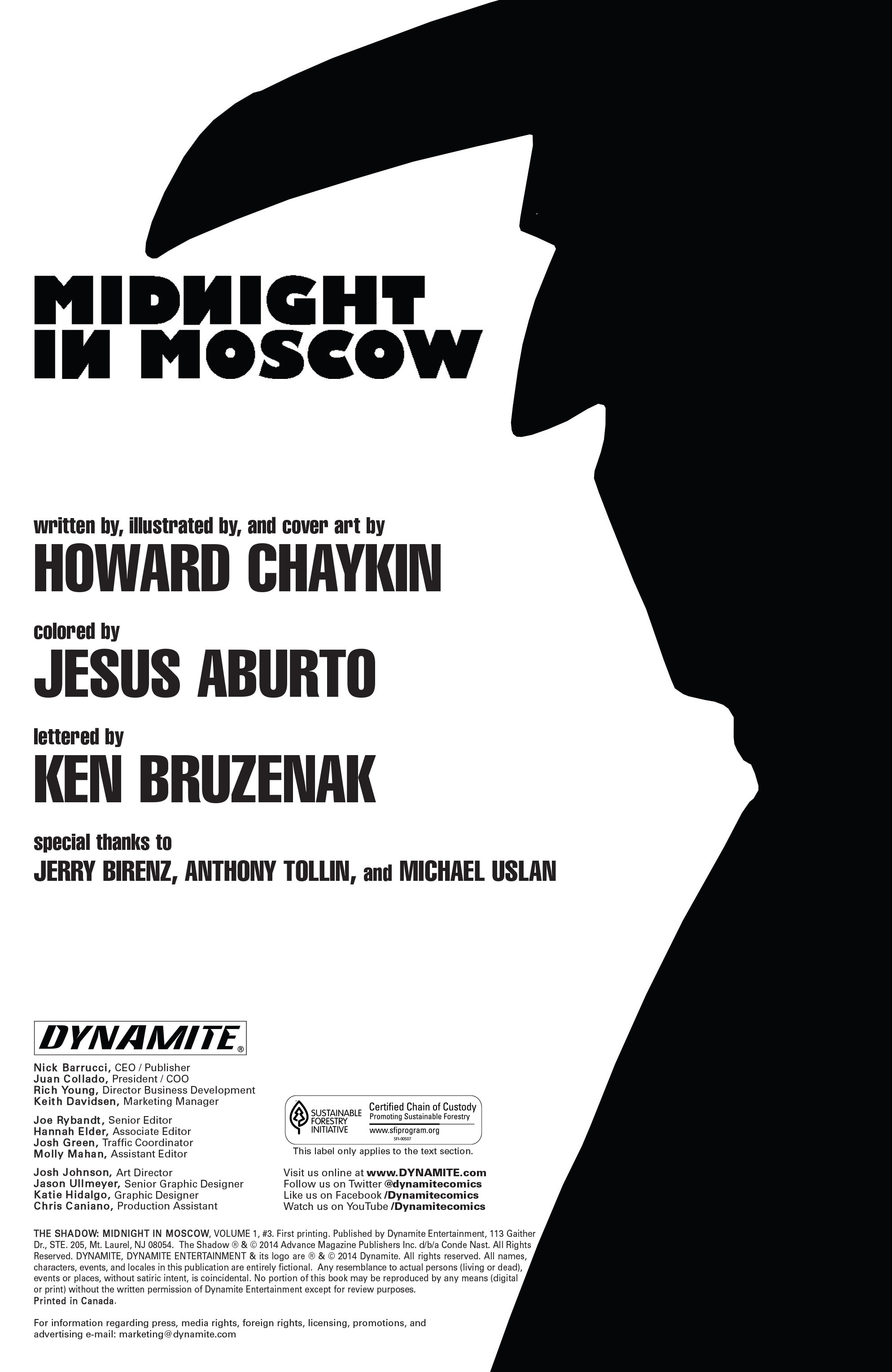Read online The Shadow: Midnight in Moscow comic -  Issue #3 - 2