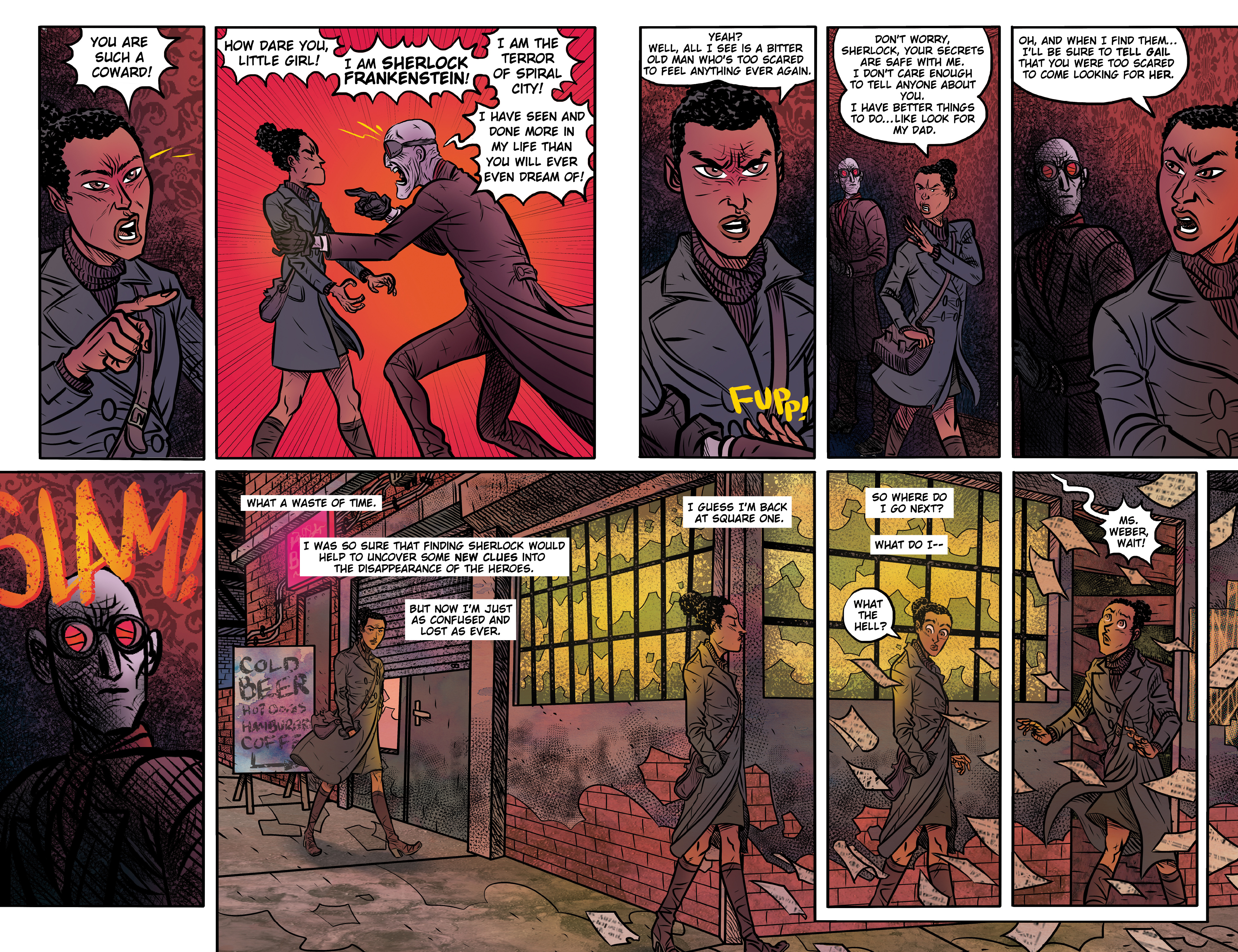 Read online Sherlock Frankenstein and the Legion of Evil comic -  Issue #4 - 13