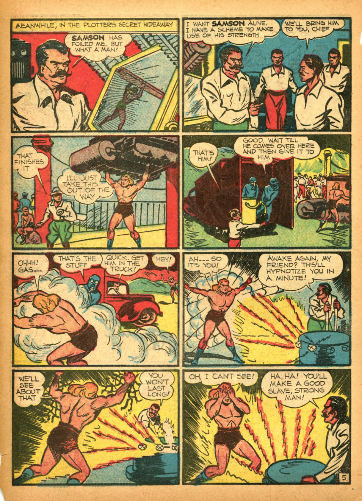 Read online Samson (1940) comic -  Issue #2 - 20