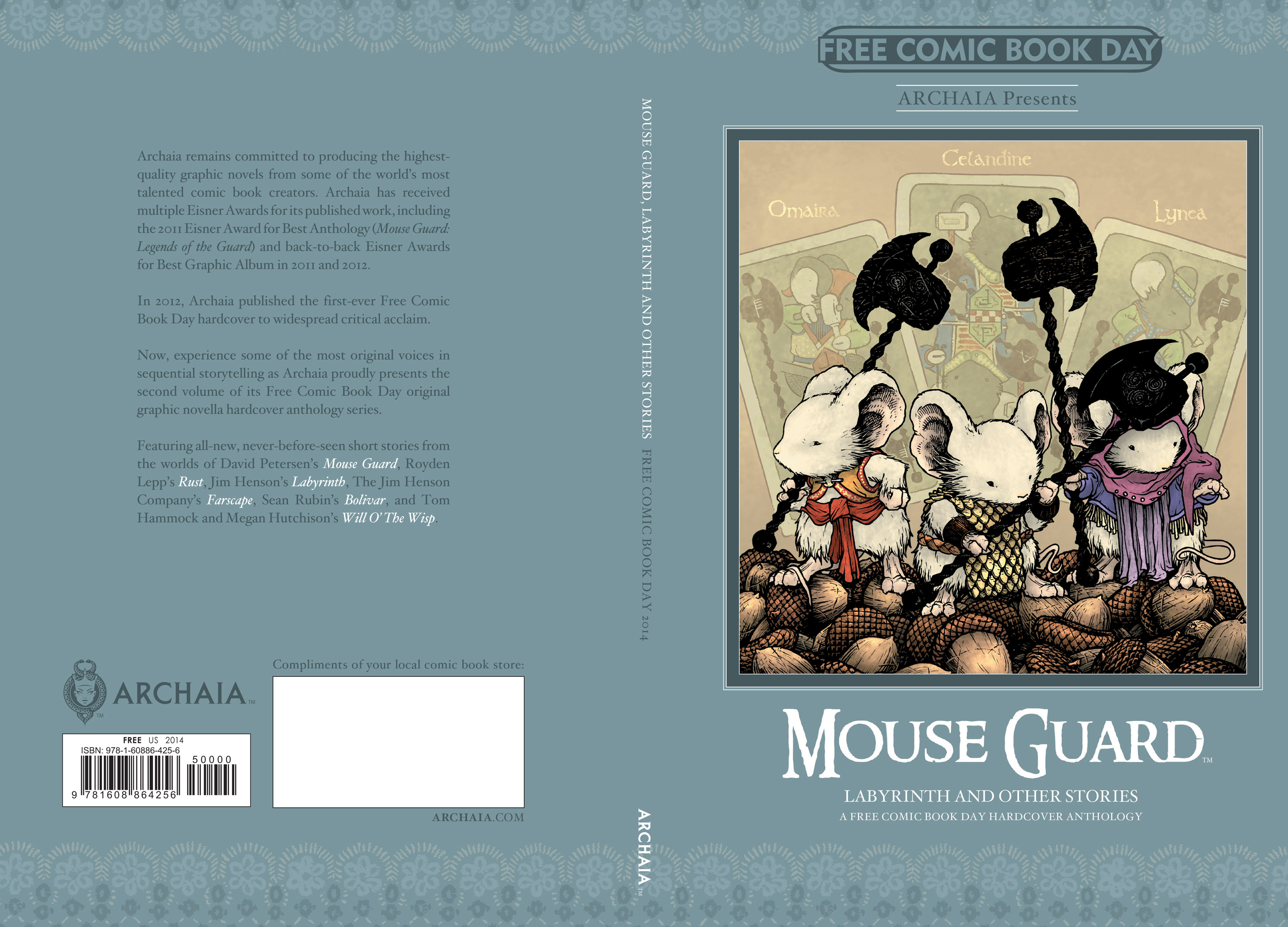 Read online Free Comic Book Day 2014 comic -  Issue # Archaia Presents Mouse Guard, Labyrinth and Other Stories - 1