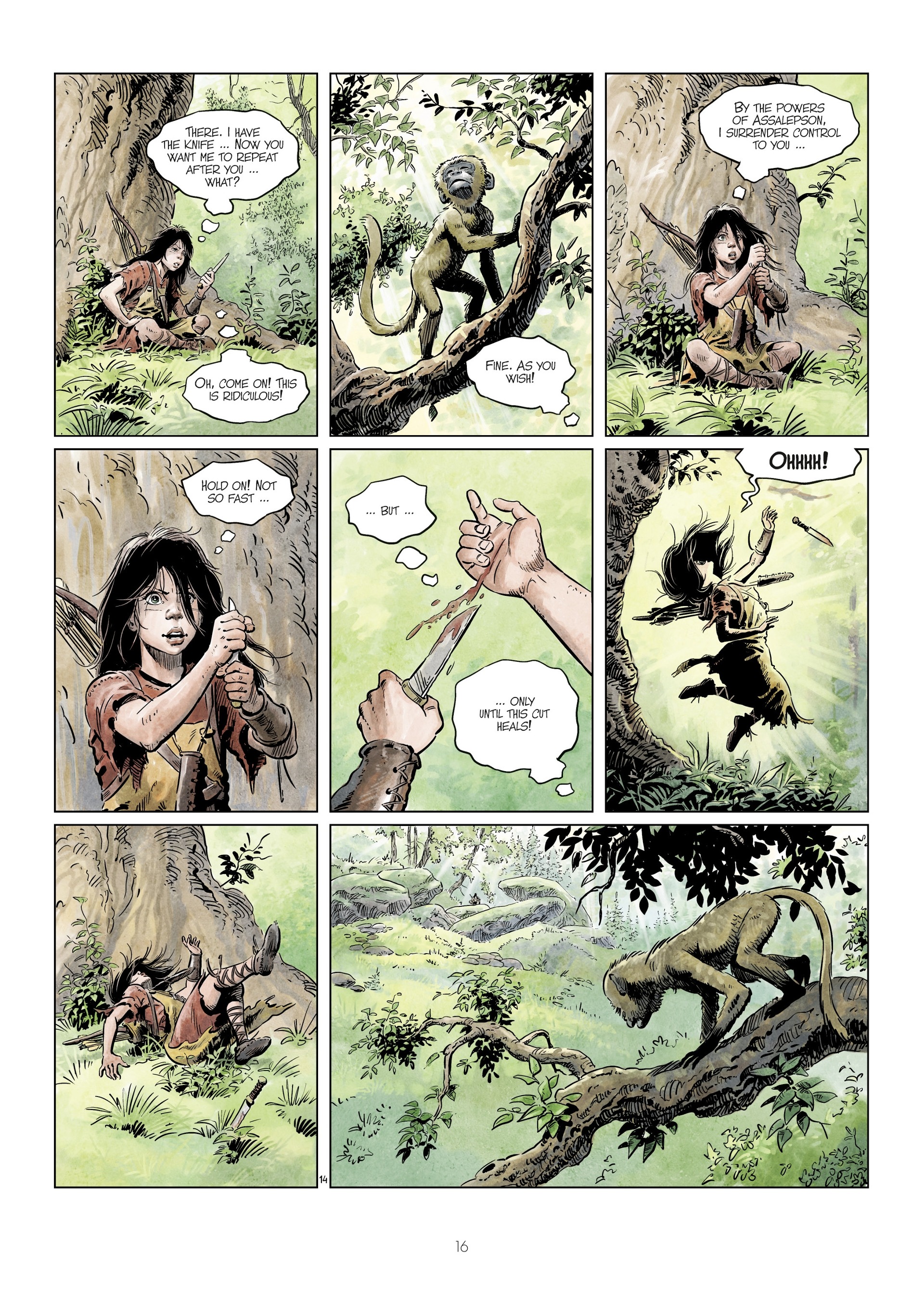 Read online The World of Thorgal: Wolfcub comic -  Issue #5 - 18