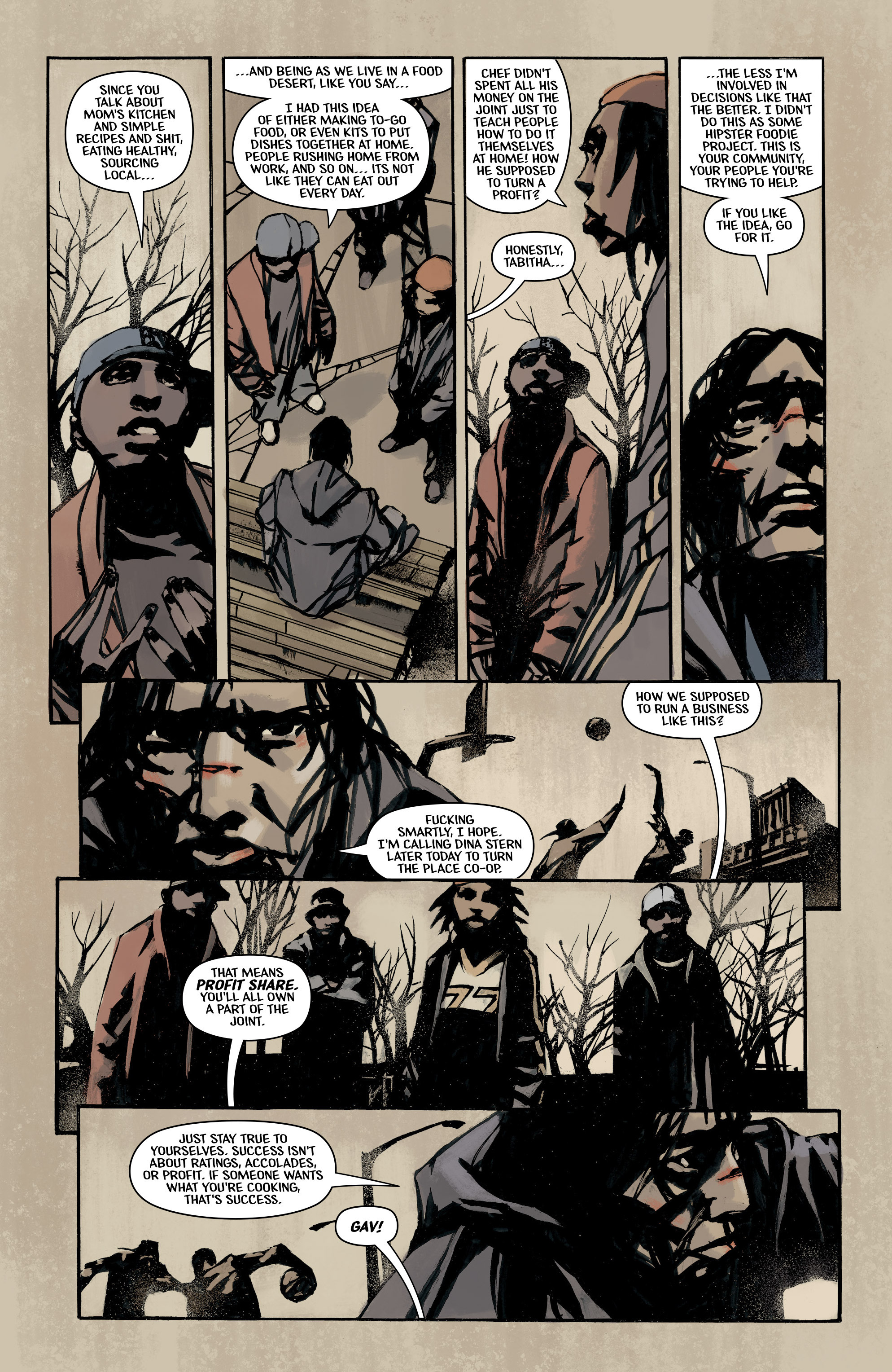 Read online Starve comic -  Issue #8 - 9