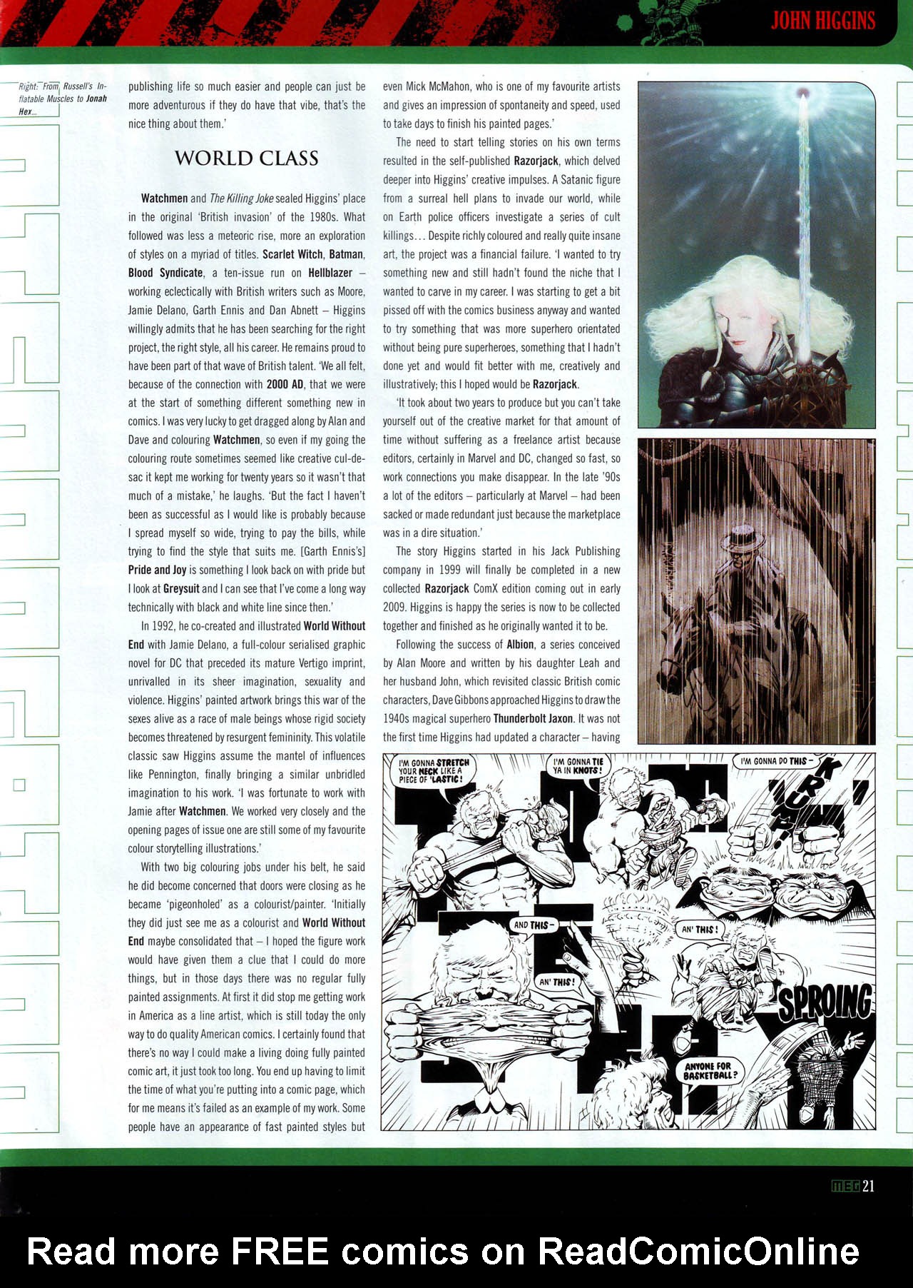 Read online Judge Dredd Megazine (Vol. 5) comic -  Issue #281 - 21