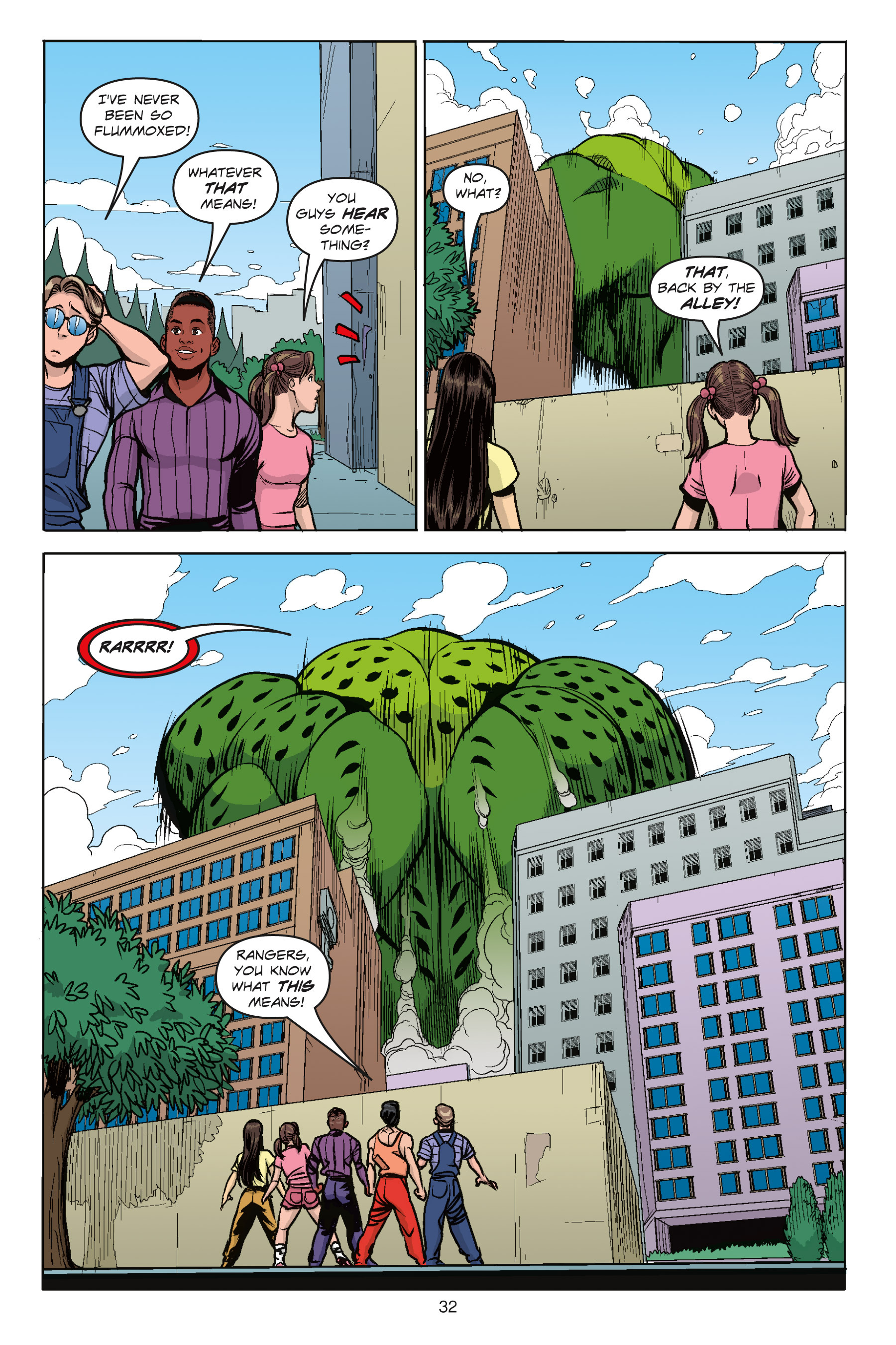 Read online Mighty Morphin Power Rangers: Going Green comic -  Issue # Full - 32