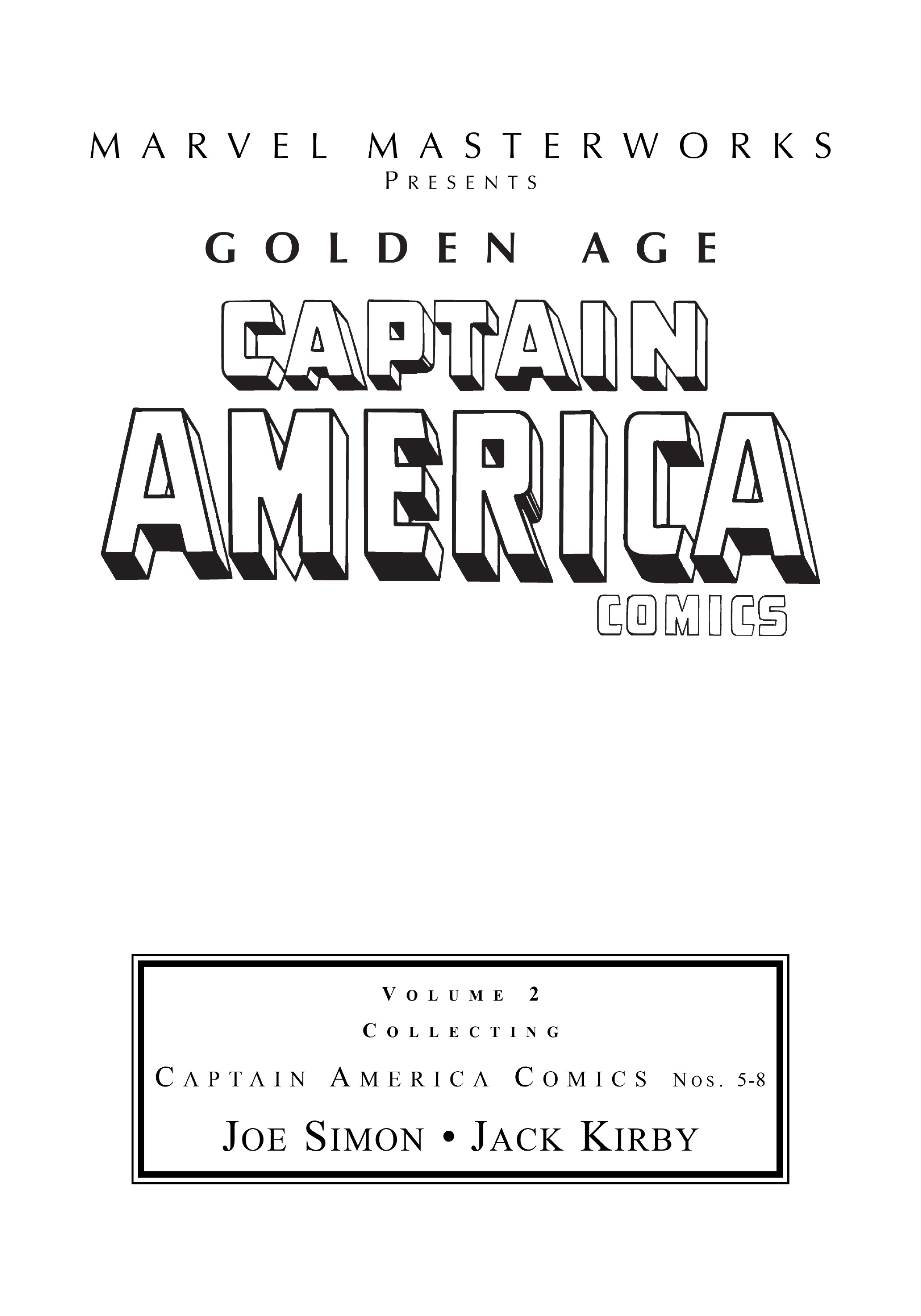 Read online Marvel Masterworks: Golden Age Captain America comic -  Issue # TPB 2 (Part 1) - 2