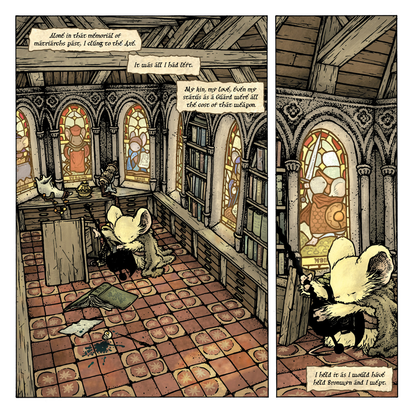 Read online Mouse Guard: The Black Axe comic -  Issue #5 - 25