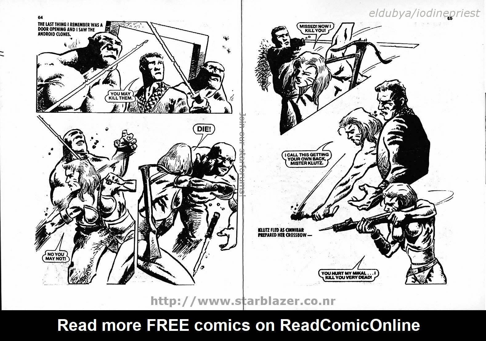 Read online Starblazer comic -  Issue #256 - 34
