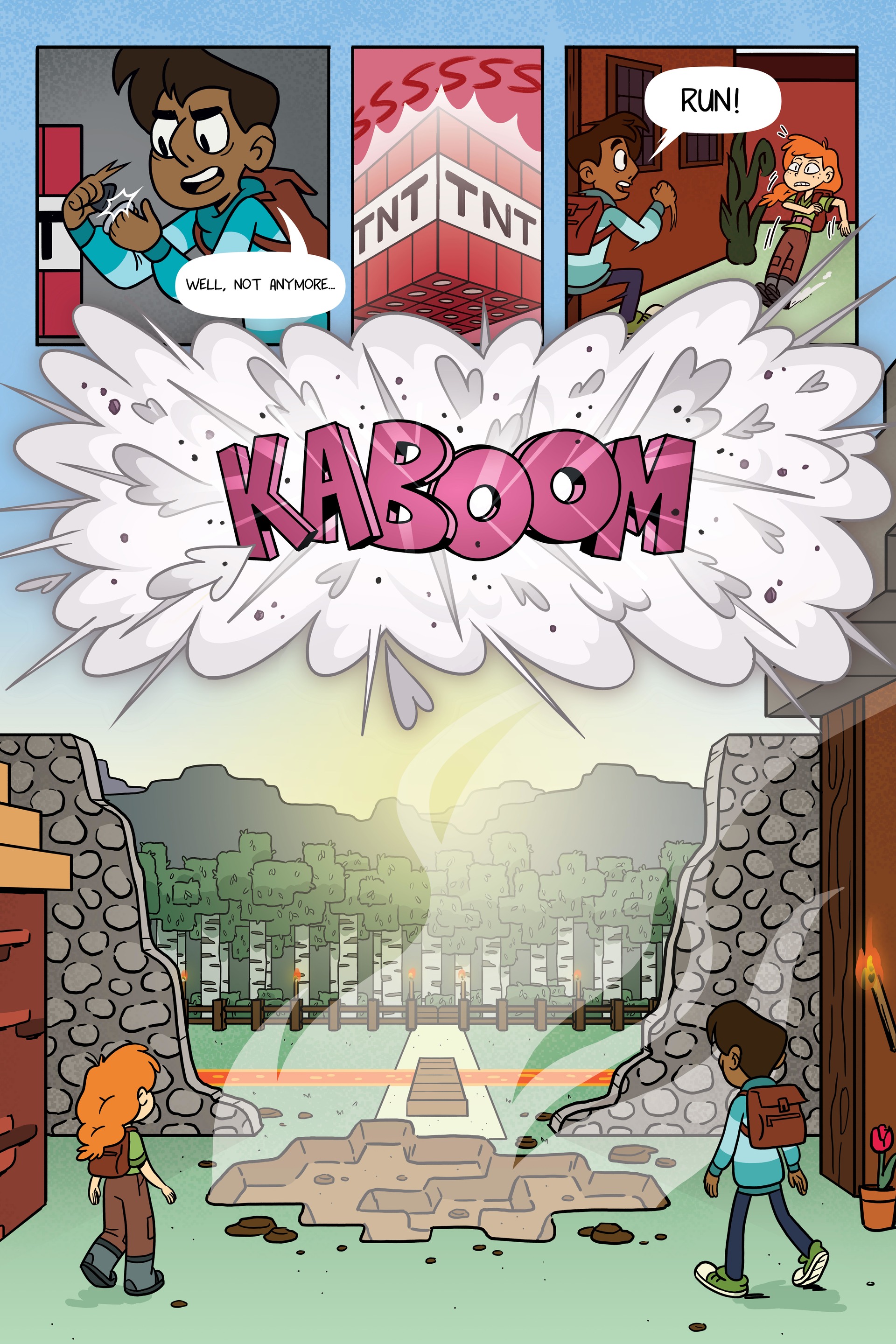 Read online Minecraft: Open World – Into the Nether comic -  Issue # TPB - 76