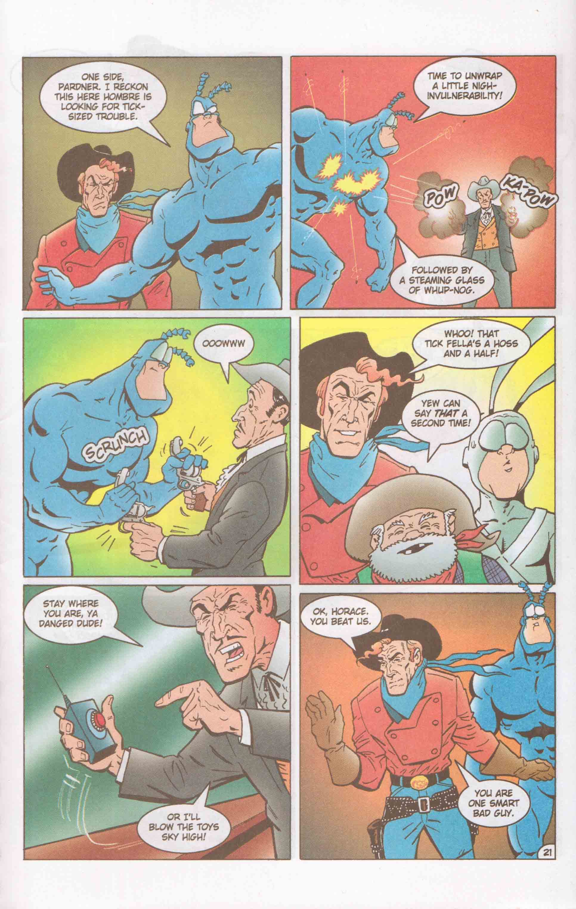 Read online The Tick: Big Red-N-Green Christmas Spectacle comic -  Issue # Full - 23
