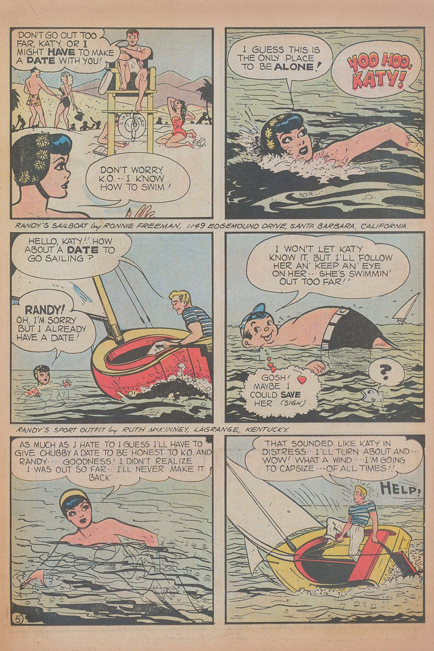 Read online Katy Keene (1949) comic -  Issue #5 - 15