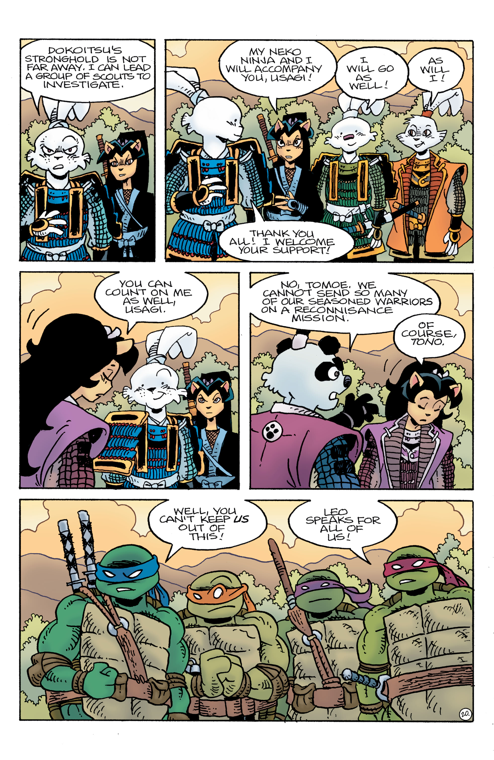 Read online Teenage Mutant Ninja Turtles/Usagi Yojimbo: WhereWhen comic -  Issue #3 - 22
