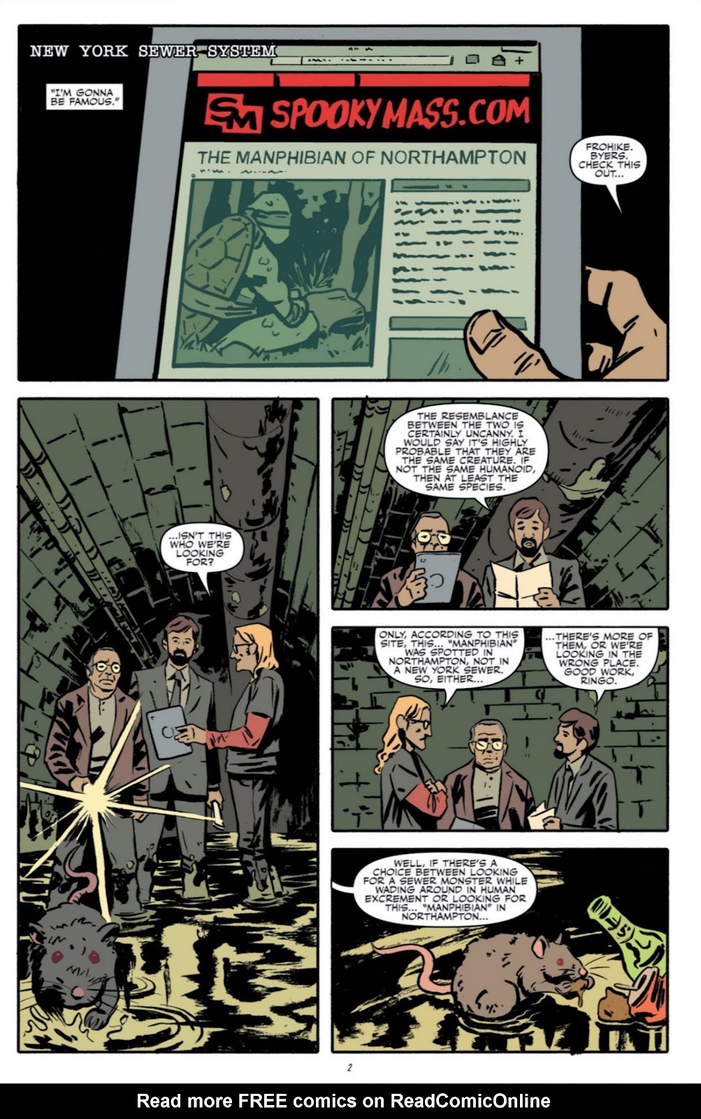 The X-Files/Teenage Mutant Ninja Turtles: Conspiracy issue Full - Page 4