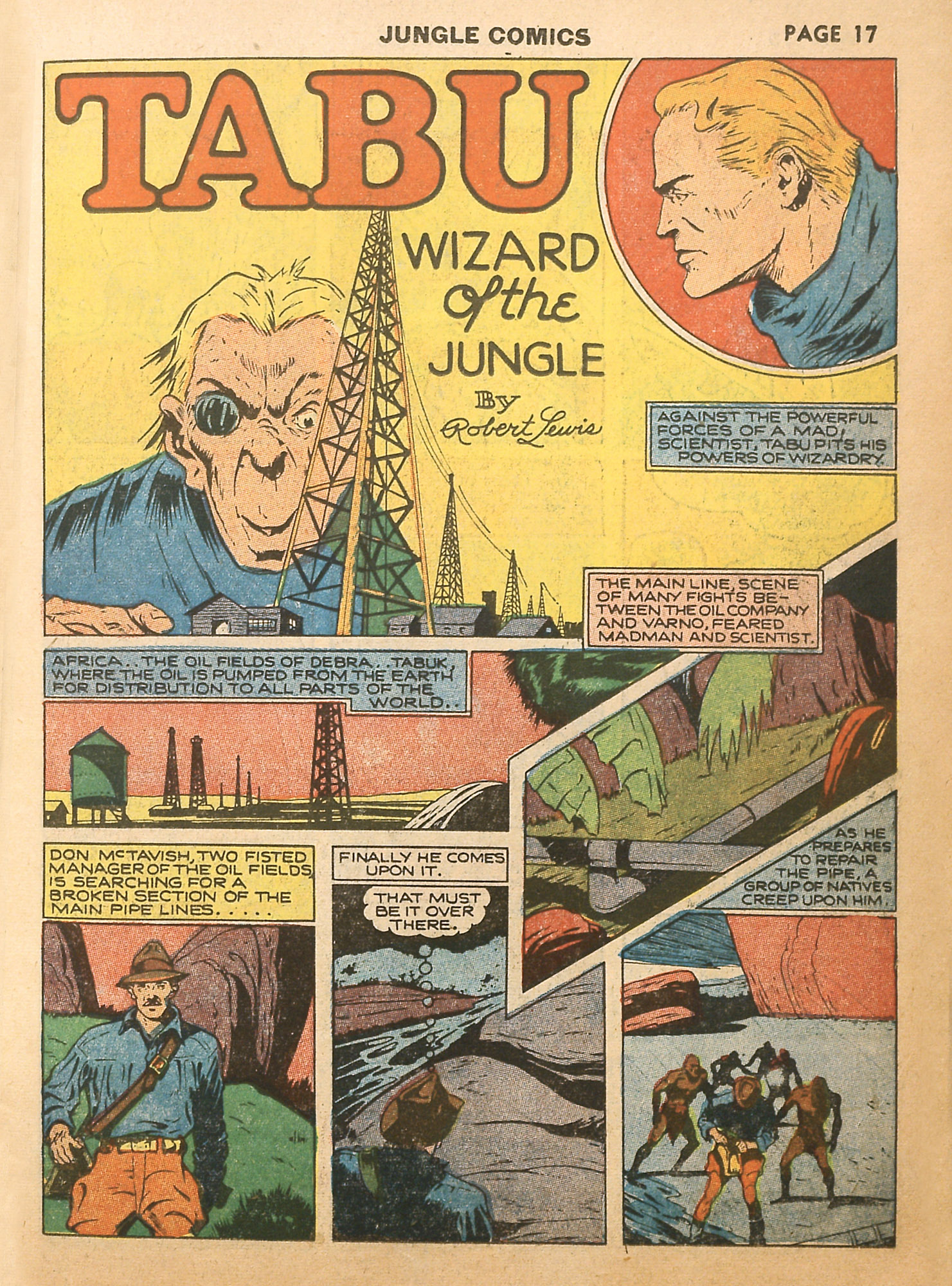 Read online Jungle Comics comic -  Issue #13 - 19