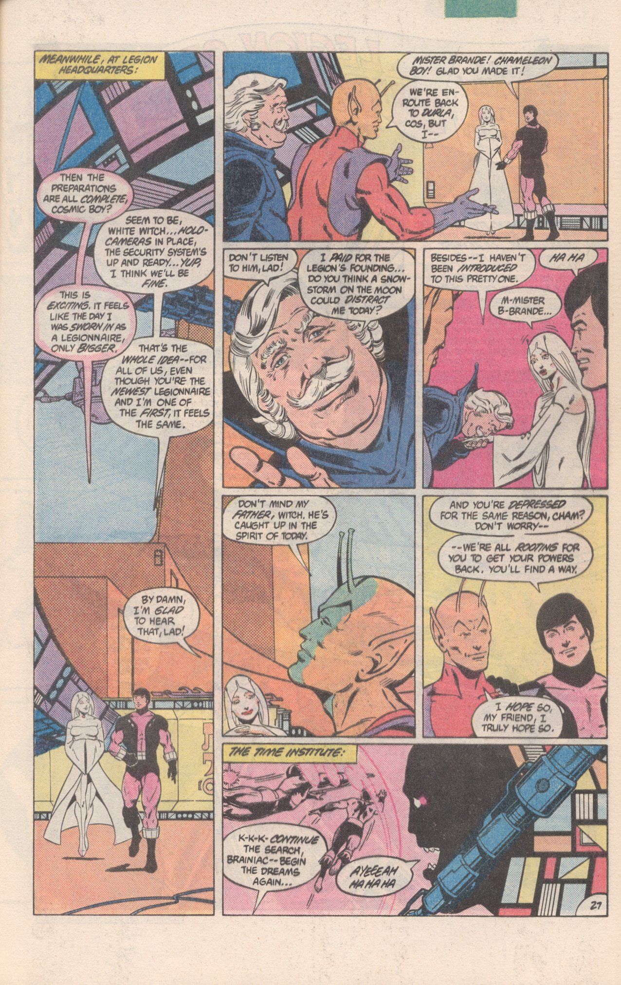 Read online Legion of Super-Heroes (1980) comic -  Issue #300 - 28