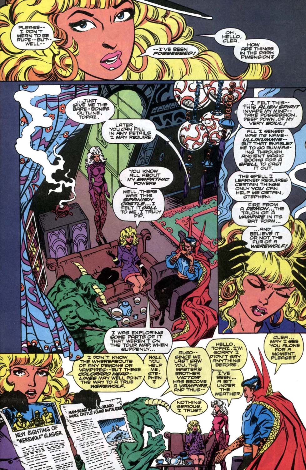 Read online Doctor Strange: Sorcerer Supreme comic -  Issue #26 - 9
