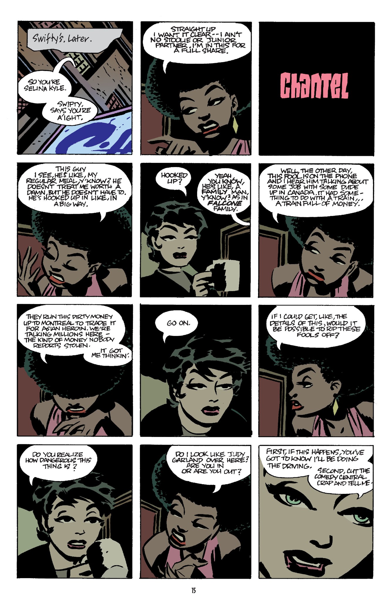 Read online Catwoman: Selina's Big Score comic -  Issue # Full - 16