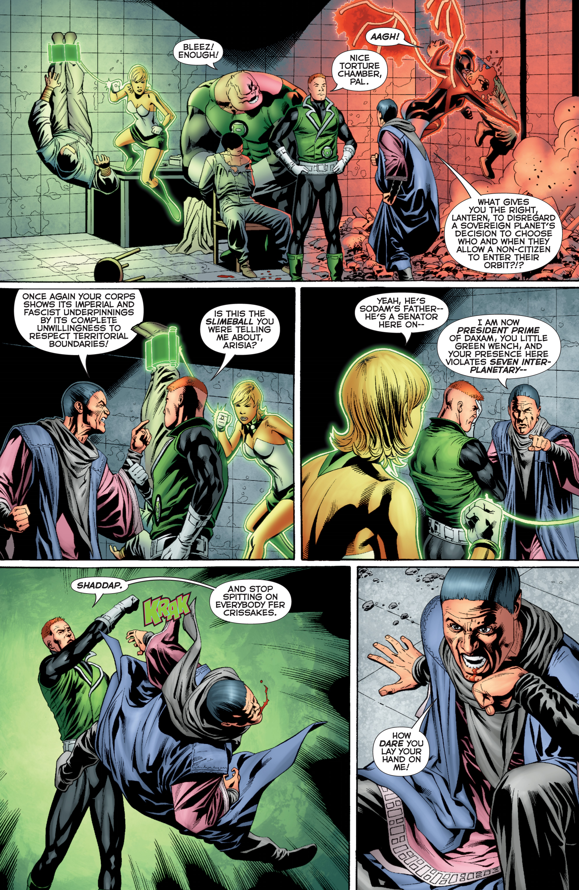Read online Green Lantern: Emerald Warriors comic -  Issue #4 - 5